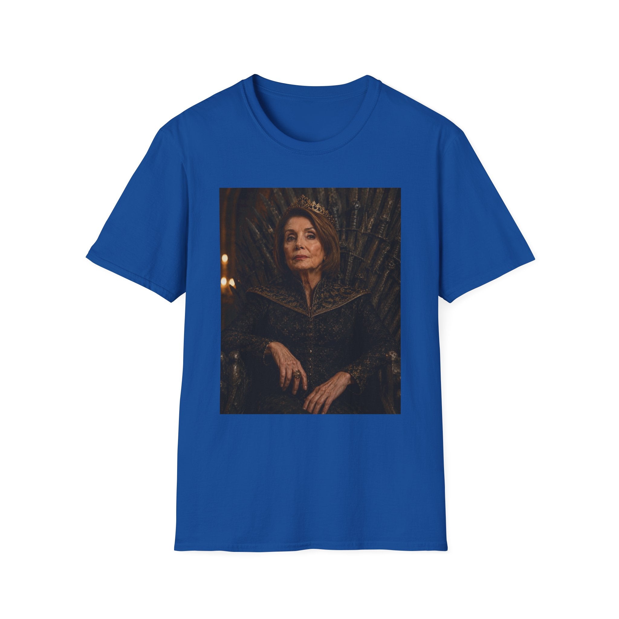 Pelosi Queen Throne T-Shirt - Political Parody Tee
