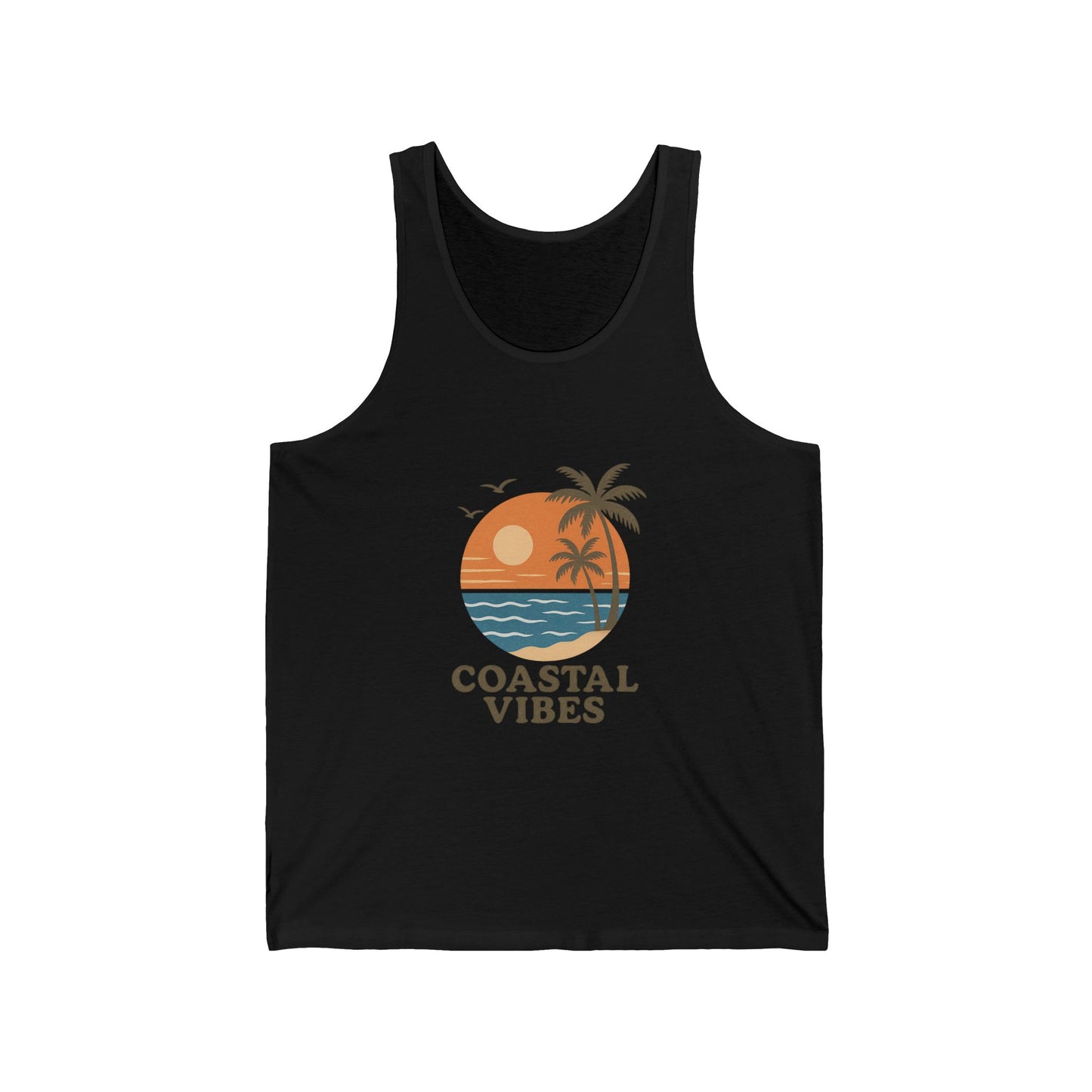 Coastal Vibes Unisex Jersey Tank