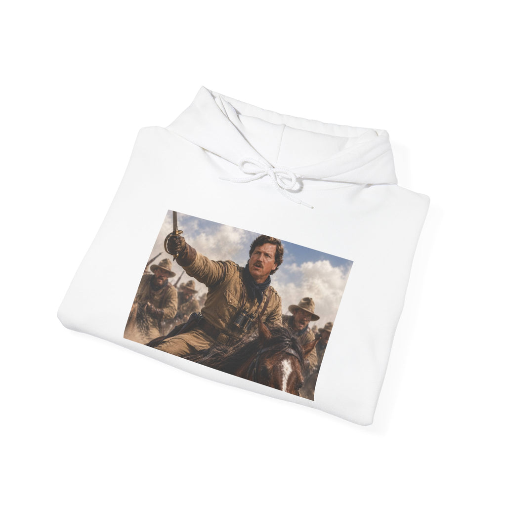 Tucker Rough Rider Hoodie - Political Parody Sweatshirt