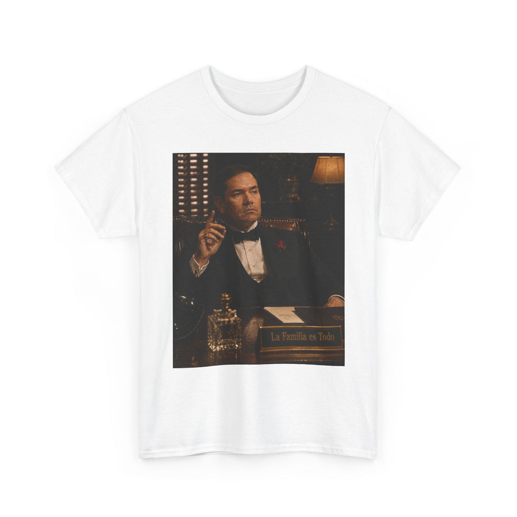 Marco Rubio Godfather Shirt - La Familia Es Todo - Funny Political T-Shirt