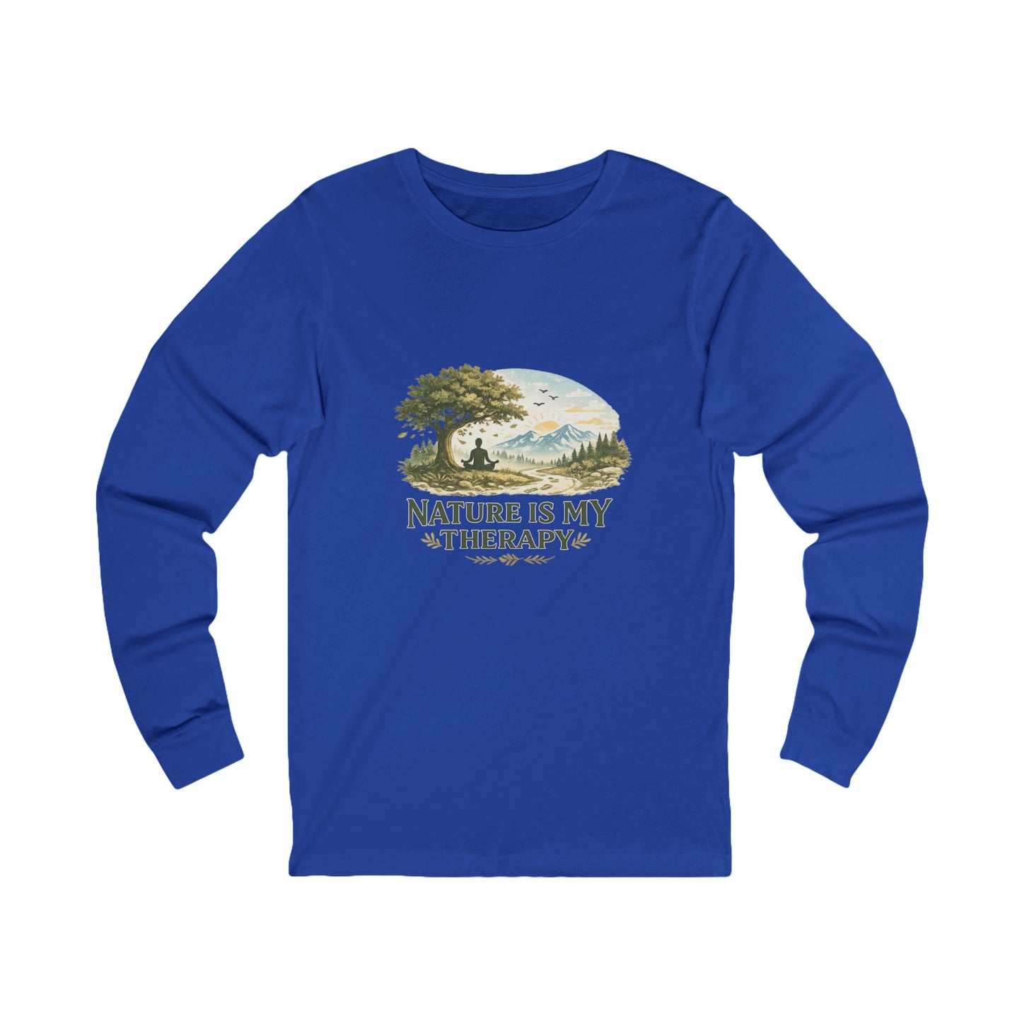 Nature Is My Therapy Unisex Long Sleeve Tee