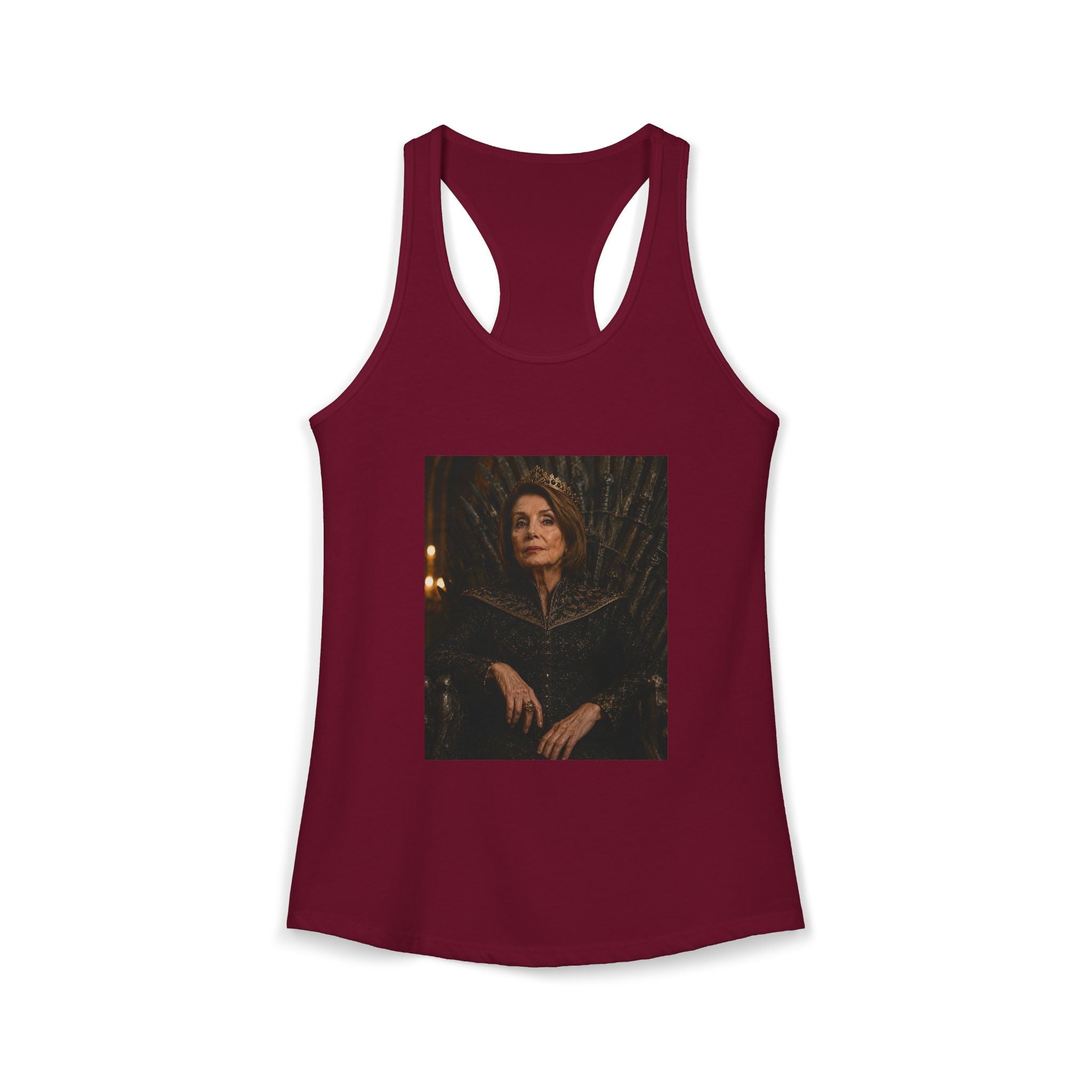 Pelosi Queen Throne Women's Racerback Tank