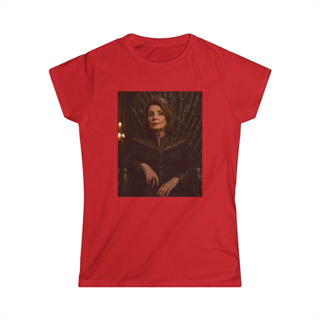 Pelosi Queen Throne Women's Tee - Political Parody