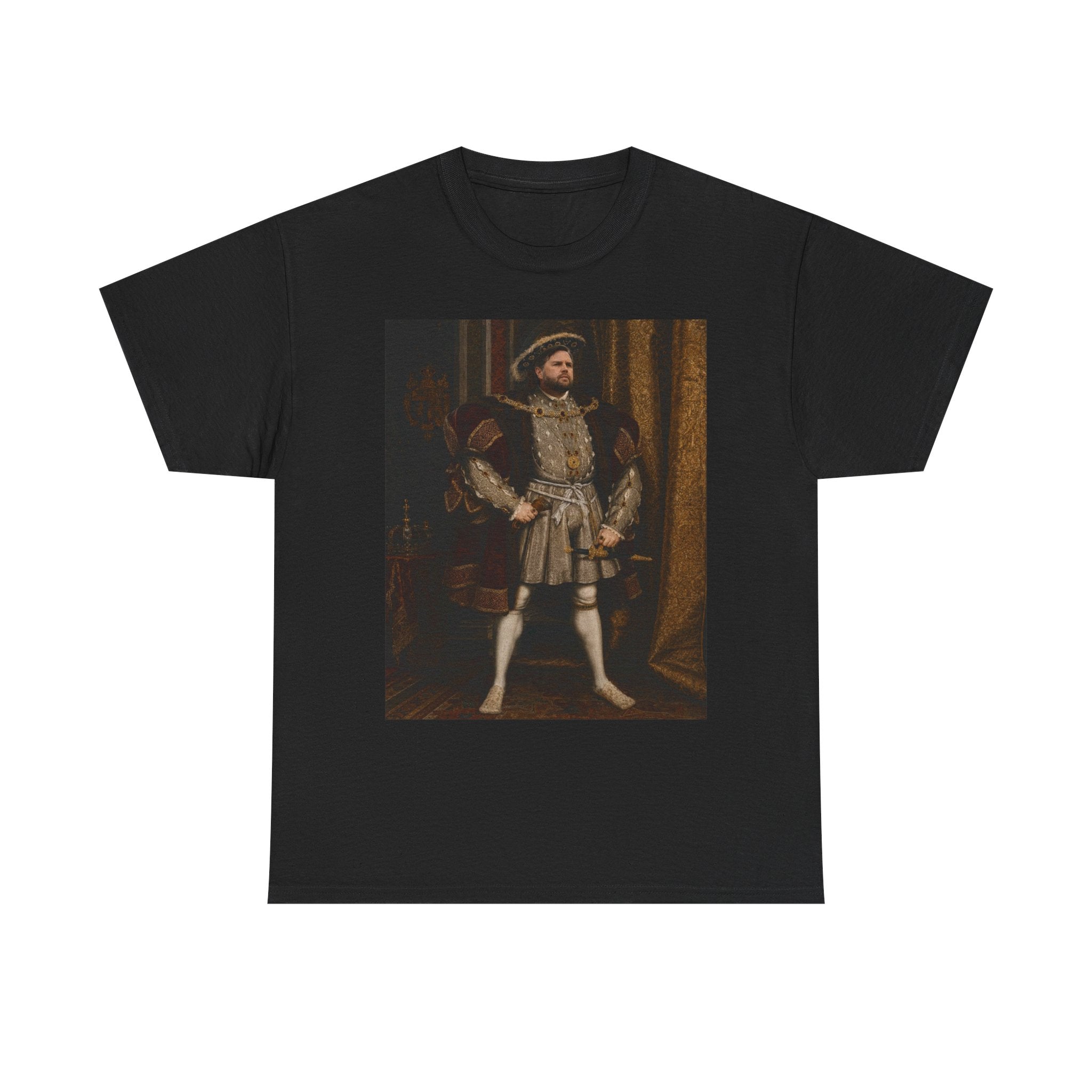 JD Vance King Shirt - Henry VIII Parody T-Shirt - Funny Political Gift