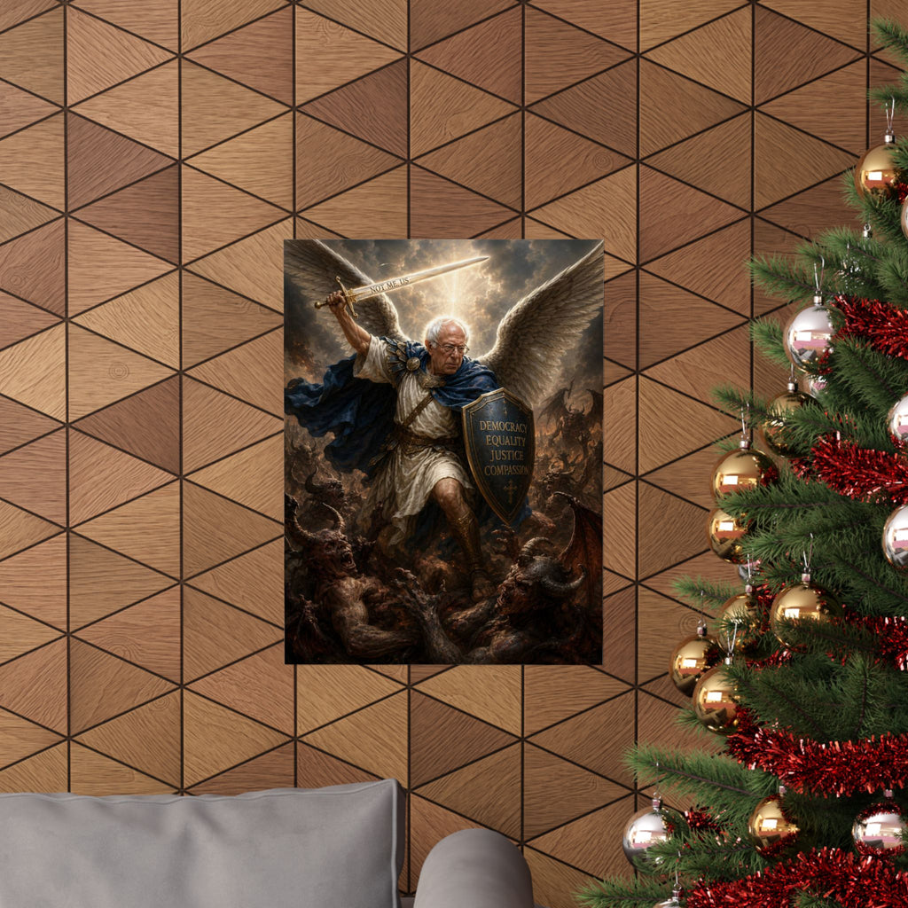 Bernie Sanders Archangel - 18x24 Art Print