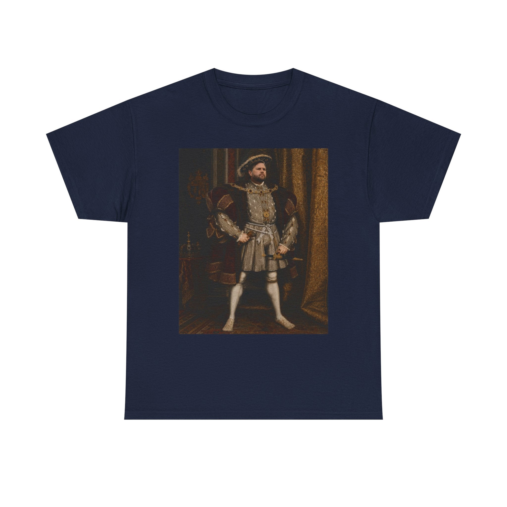 JD Vance King Shirt - Henry VIII Parody T-Shirt - Funny Political Gift