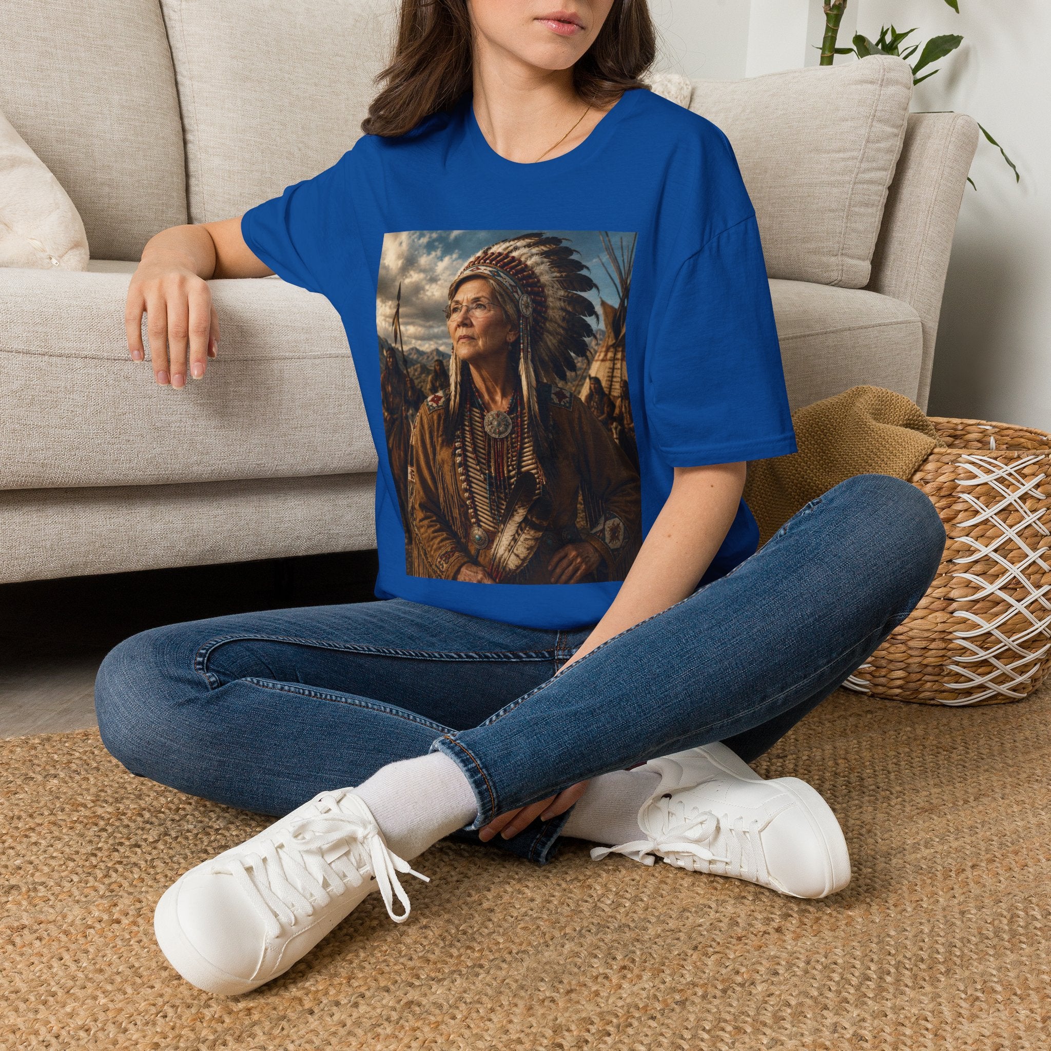 Elizabeth Warren Chief T-Shirt - Political Parody Tee
