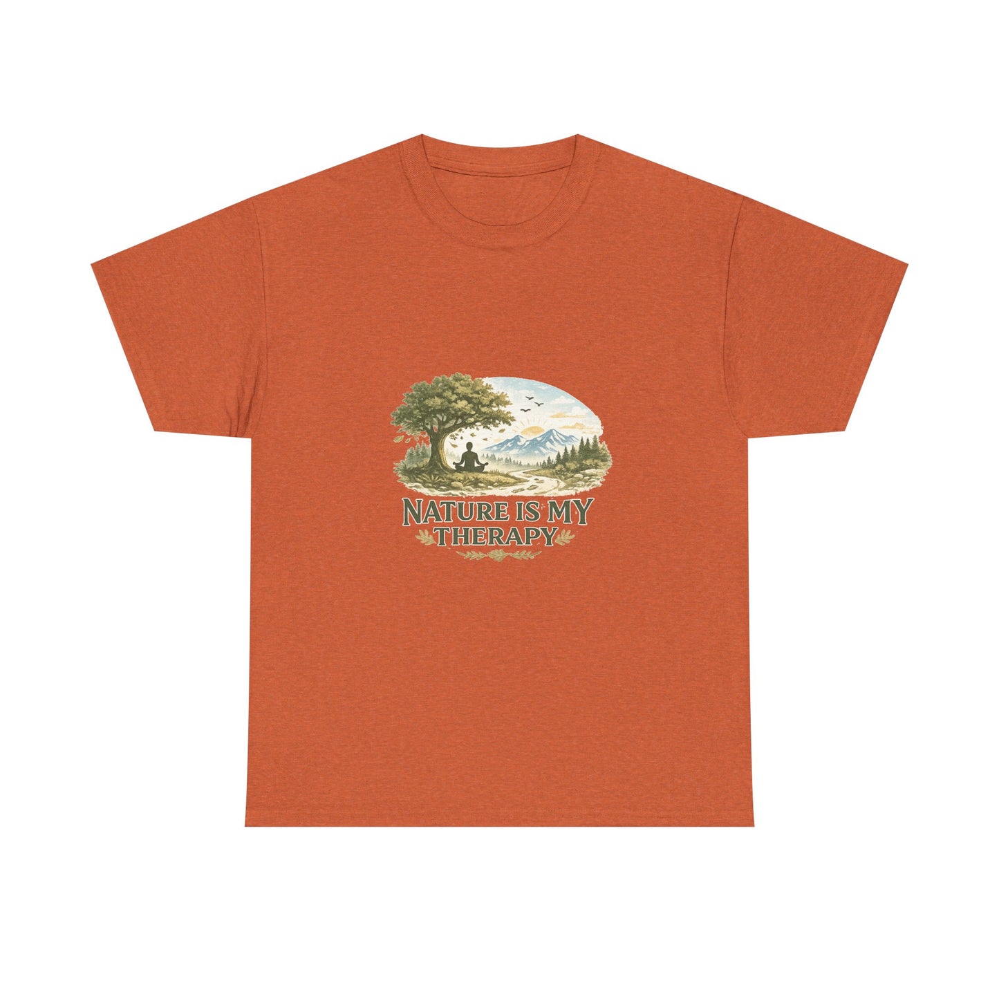Nature Is My Therapy Unisex Heavy Cotton Tee
