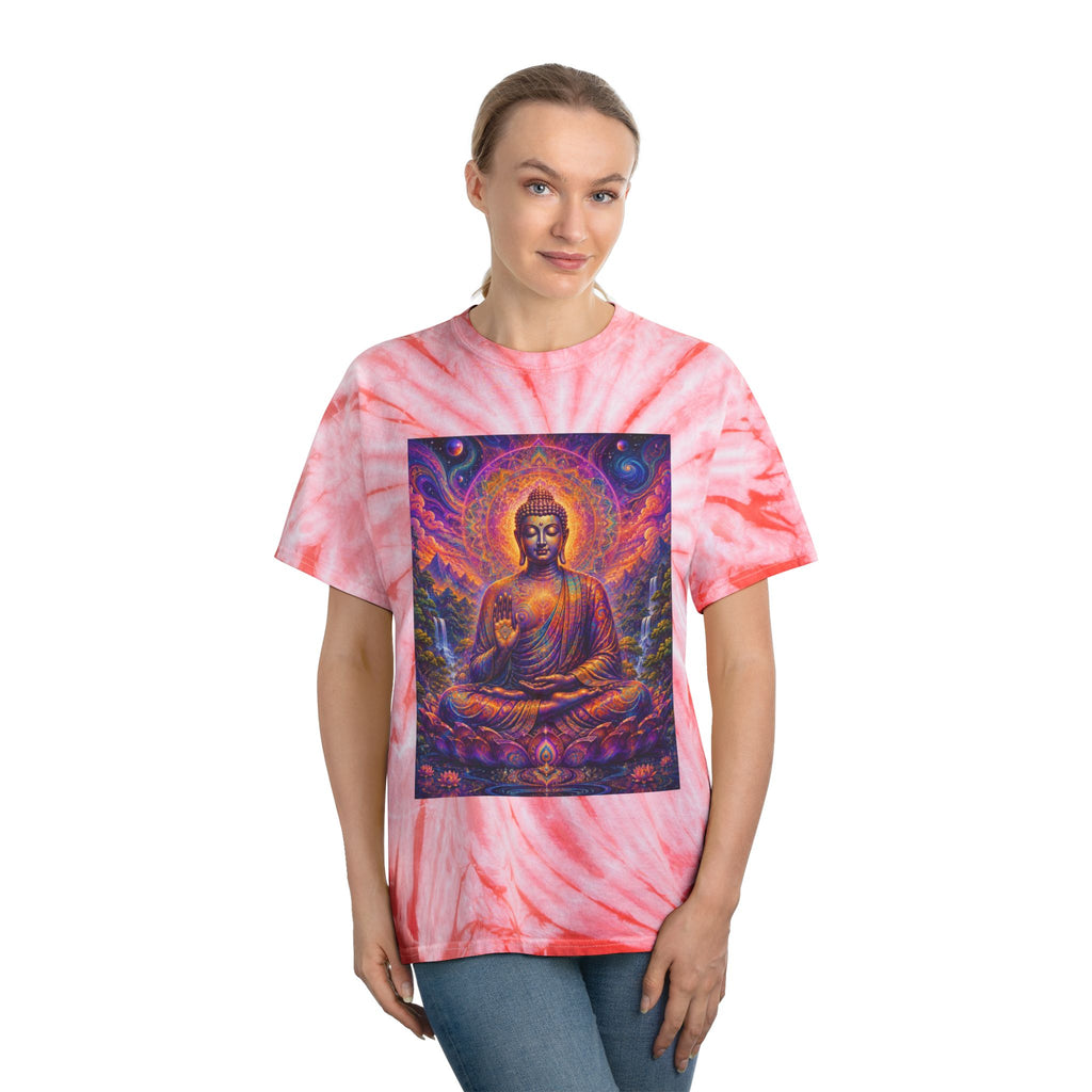 Cosmic Buddha Tie-Dye Cyclone Tee