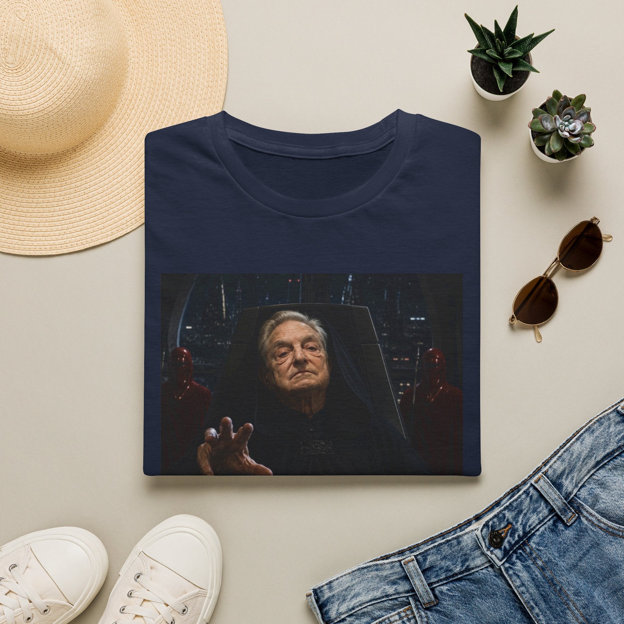 Soros Emperor T-Shirt - Political Parody Tee