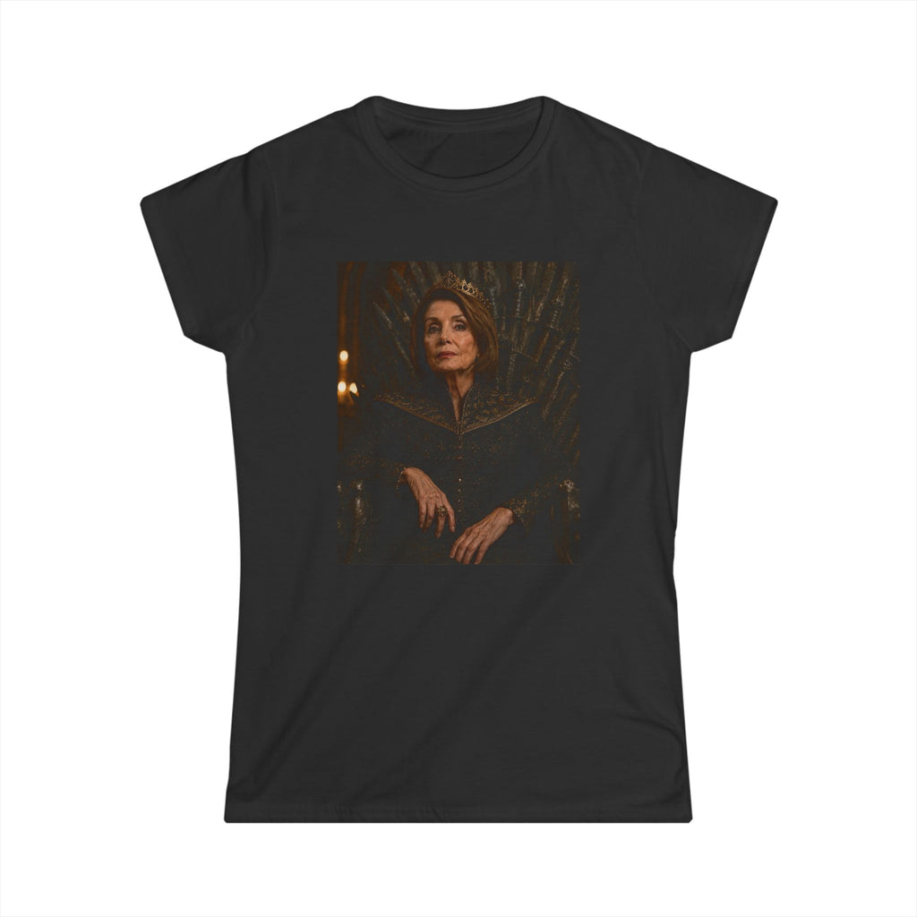 Pelosi Queen Throne Women's Tee - Political Parody