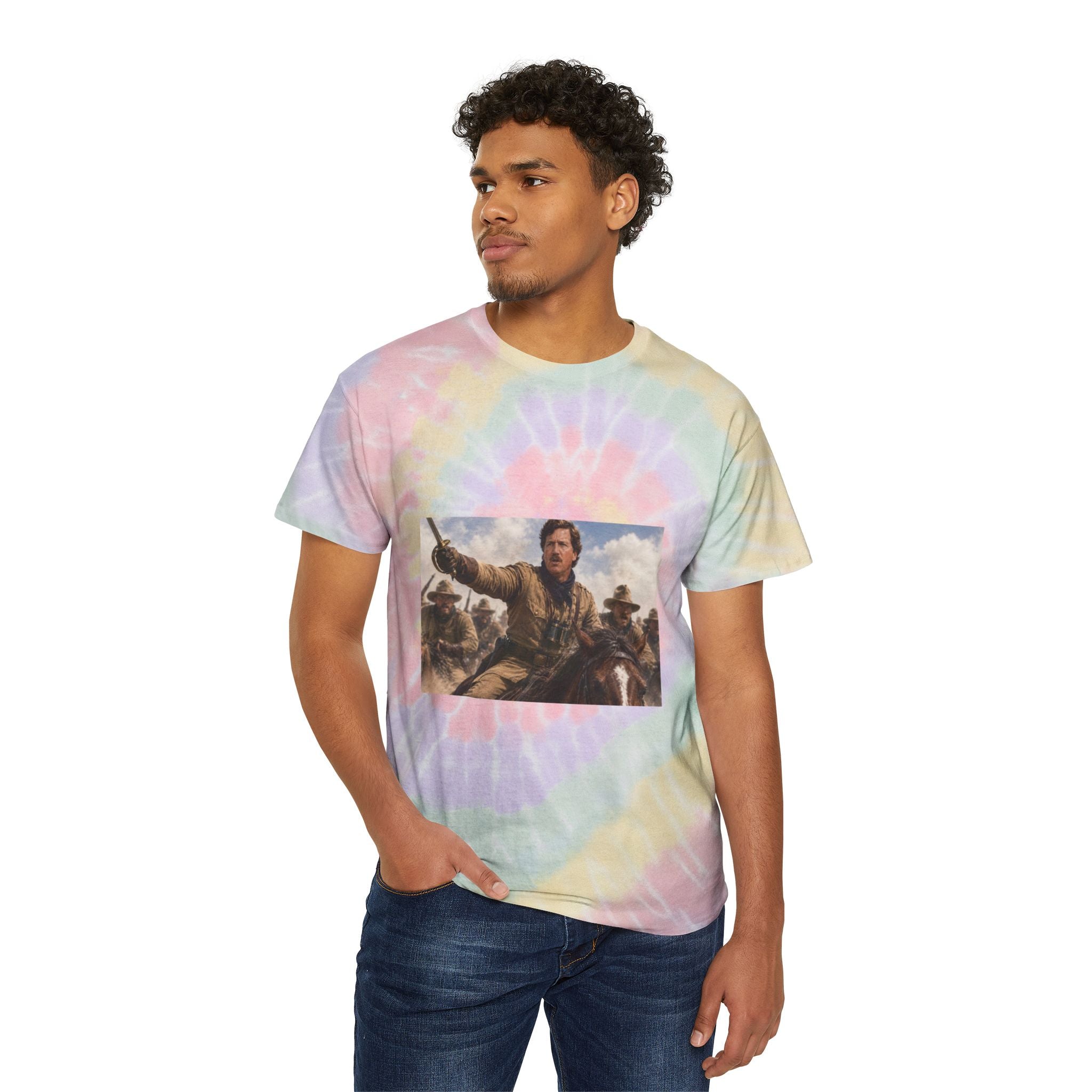 Tucker Rough Rider Tie-Dye Spiral Tee