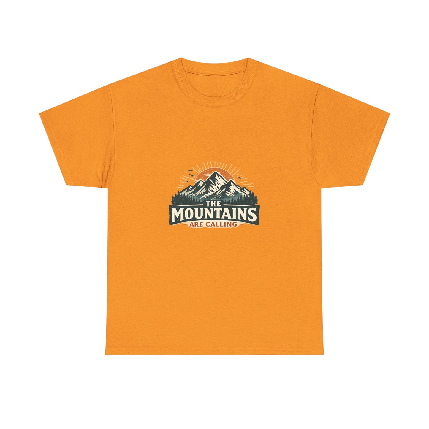 The Mountains Are Calling Unisex Heavy Cotton Tee
