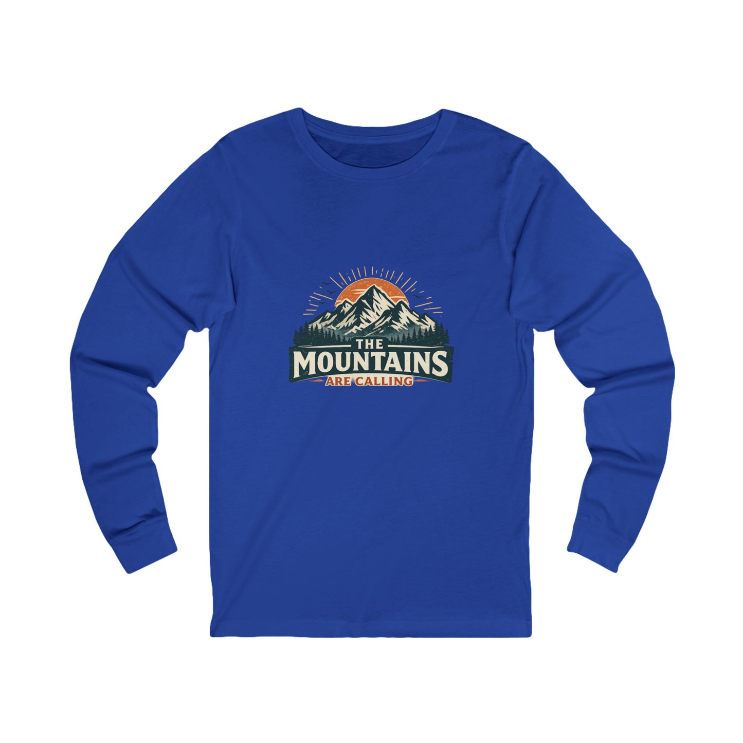The Mountains Are Calling Unisex Long Sleeve Tee