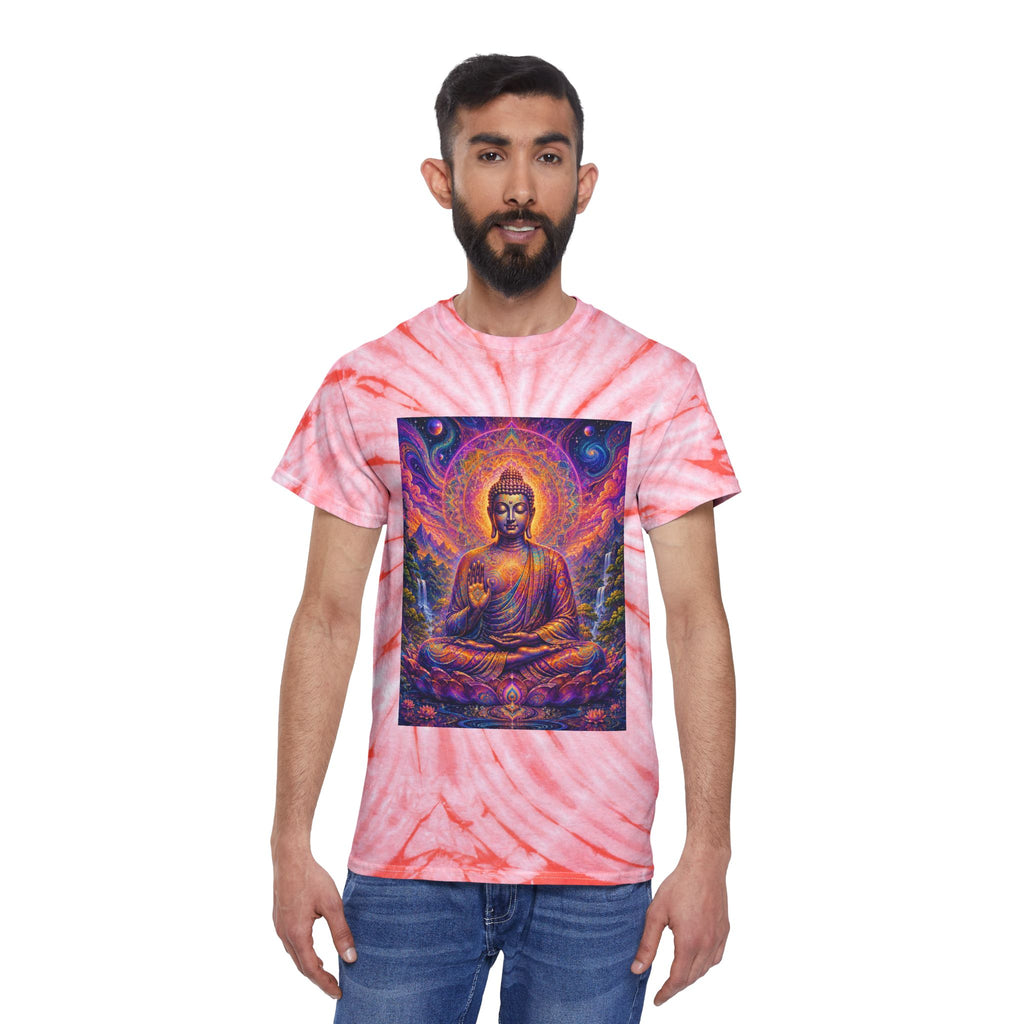 Cosmic Buddha Tie-Dye Cyclone Tee