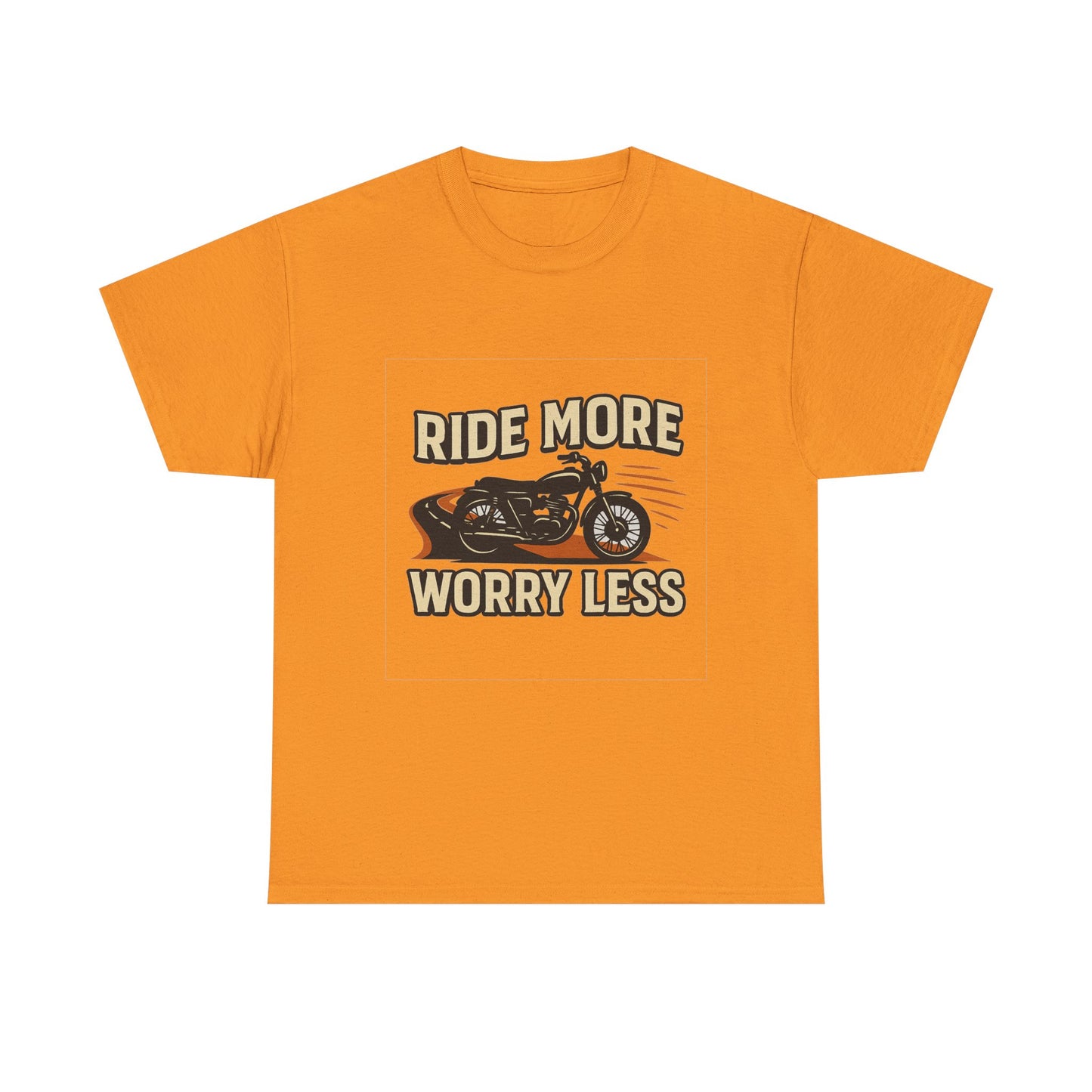 Ride More Worry Less Unisex Heavy Cotton Tee