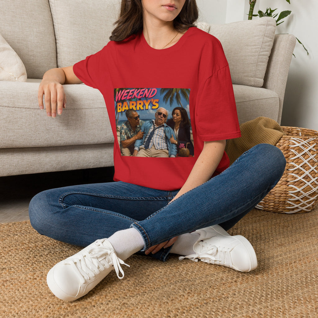 Weekend at Barrys T-Shirt - Political Parody Tee