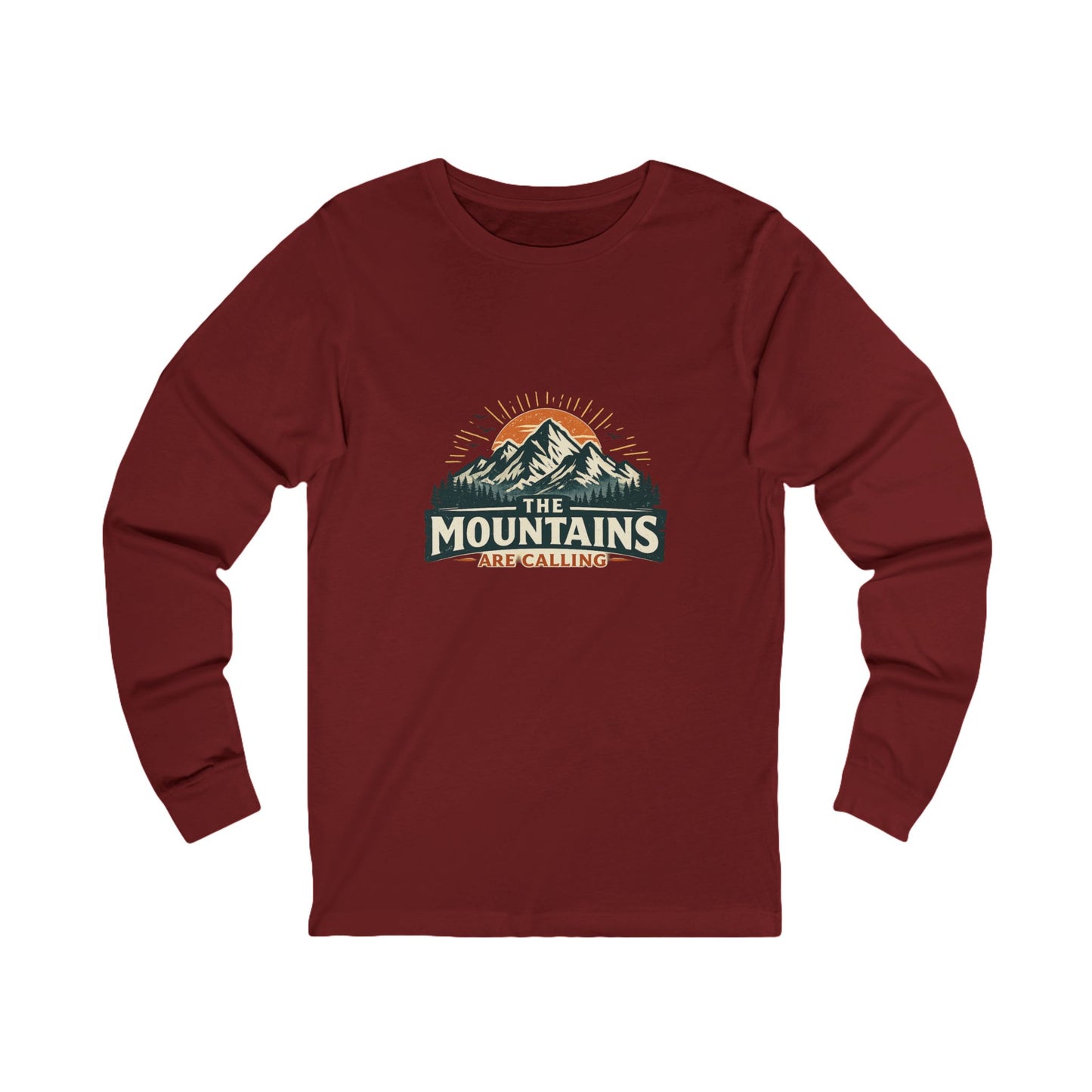 The Mountains Are Calling Unisex Long Sleeve Tee