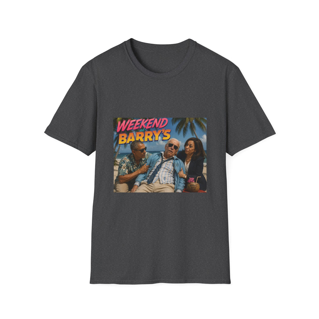 Weekend at Barrys T-Shirt - Political Parody Tee