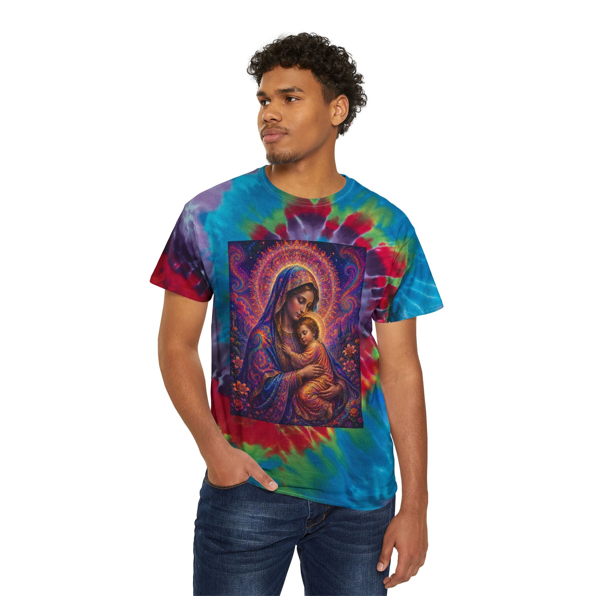 Divine Madonna Tie-Dye Spiral