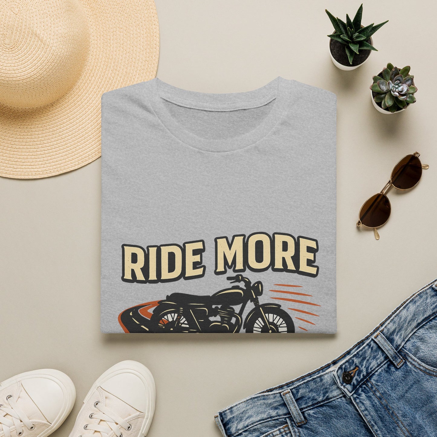 Ride More Worry Less T-Shirt
