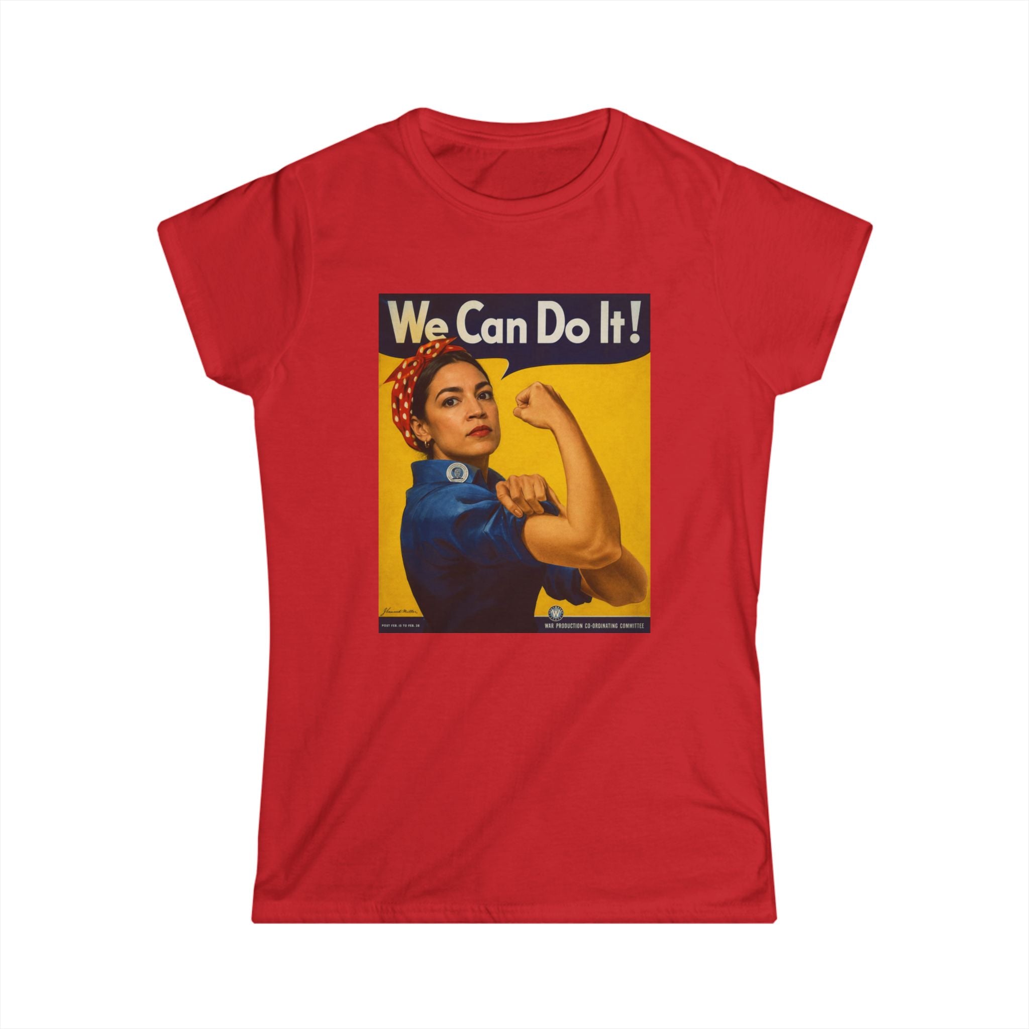 AOC Rosie Riveter Women's Tee - Political Parody
