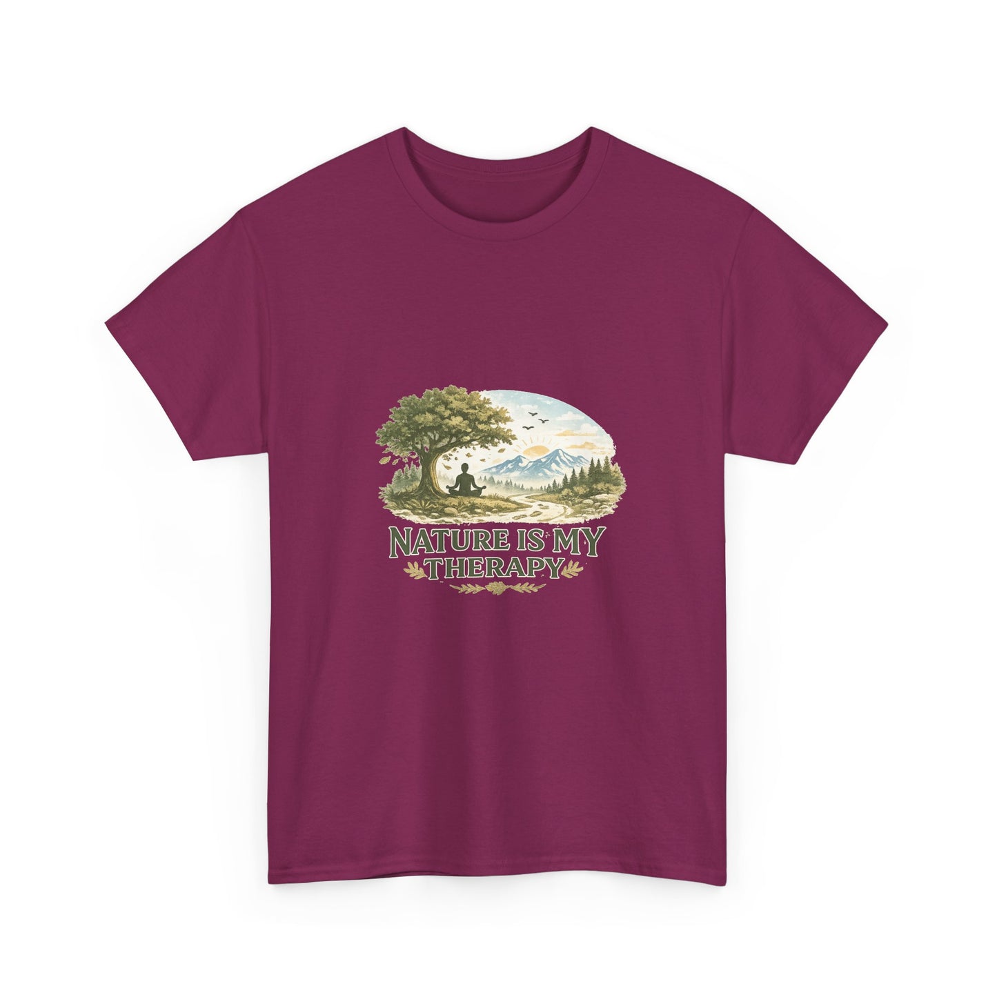 Nature Is My Therapy Unisex Heavy Cotton Tee