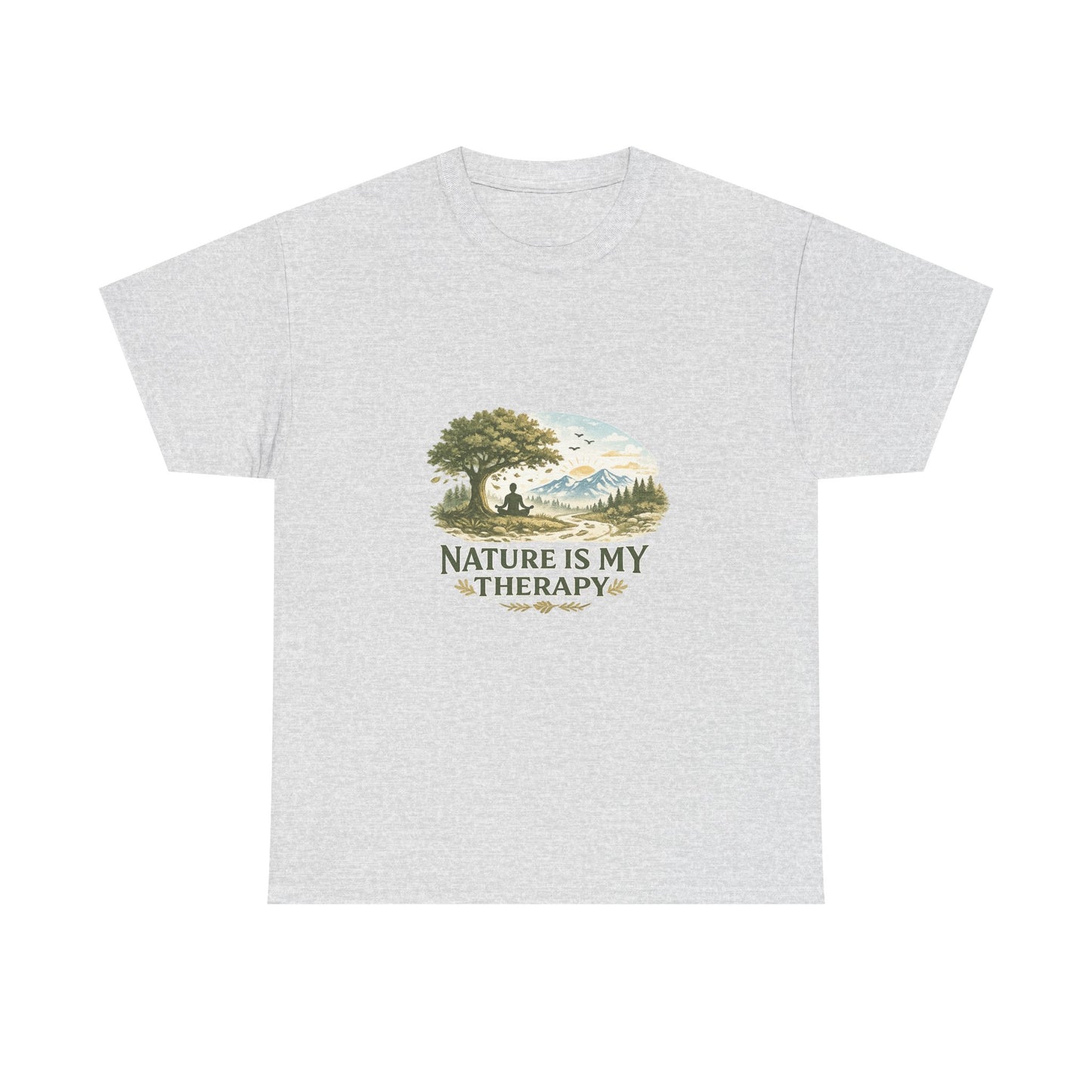 Nature Is My Therapy Unisex Heavy Cotton Tee