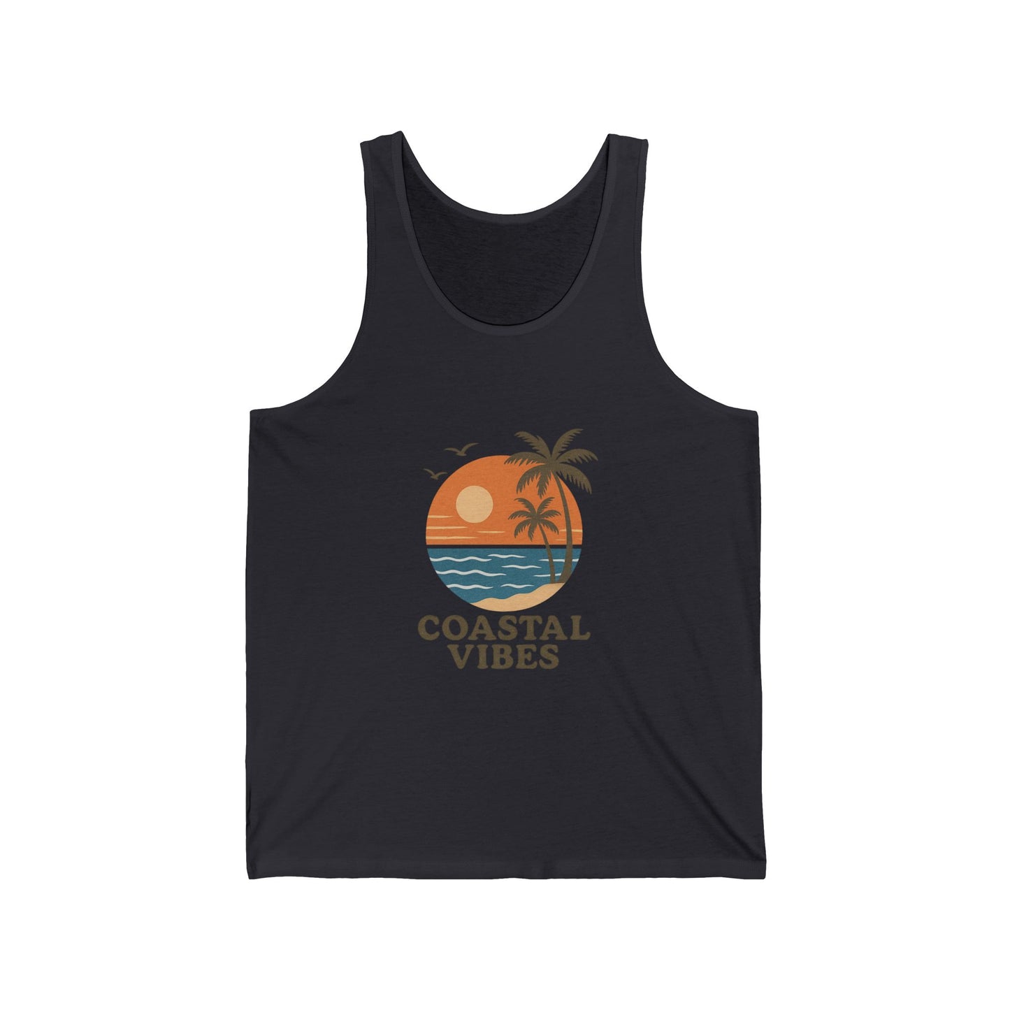 Coastal Vibes Unisex Jersey Tank