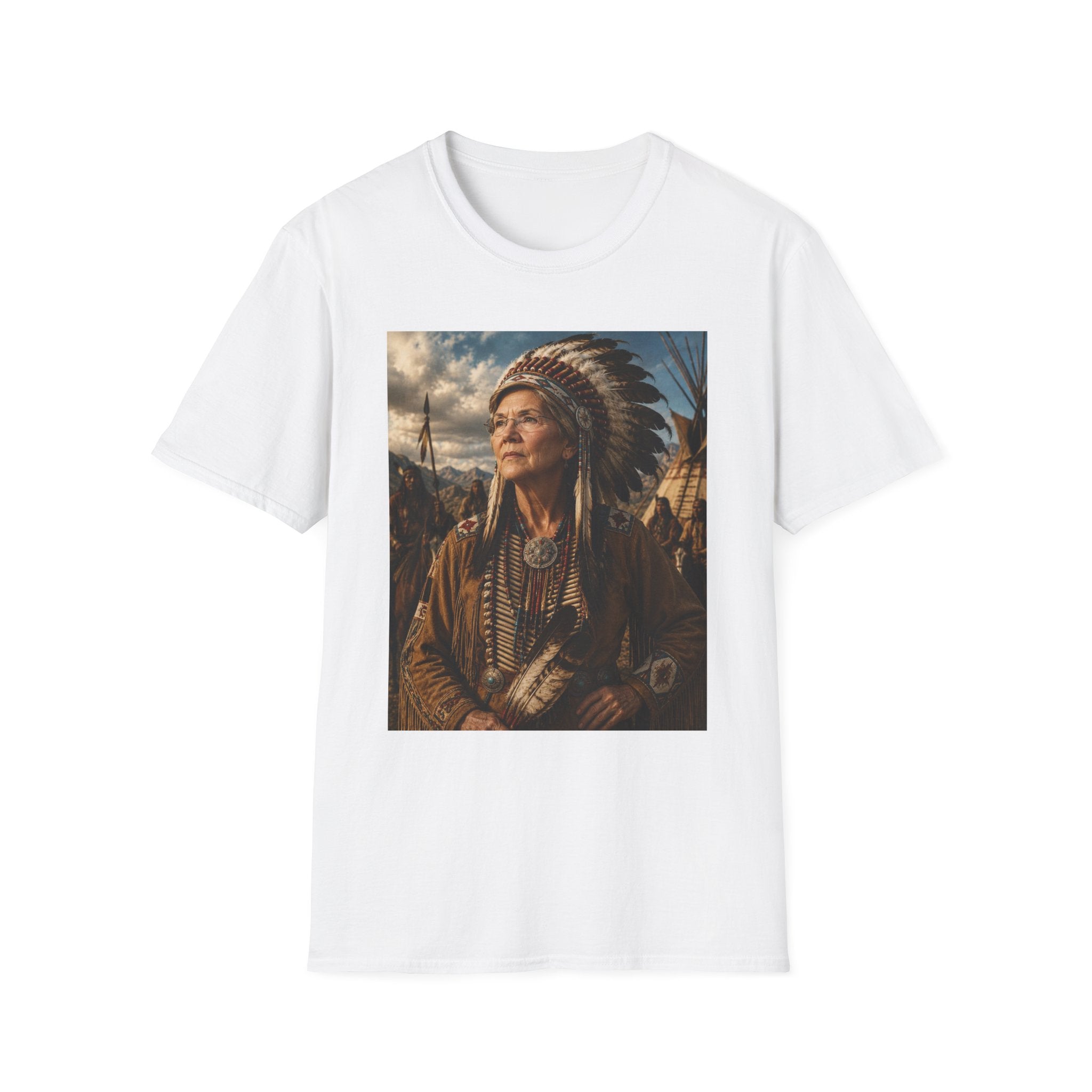Elizabeth Warren Chief T-Shirt - Political Parody Tee