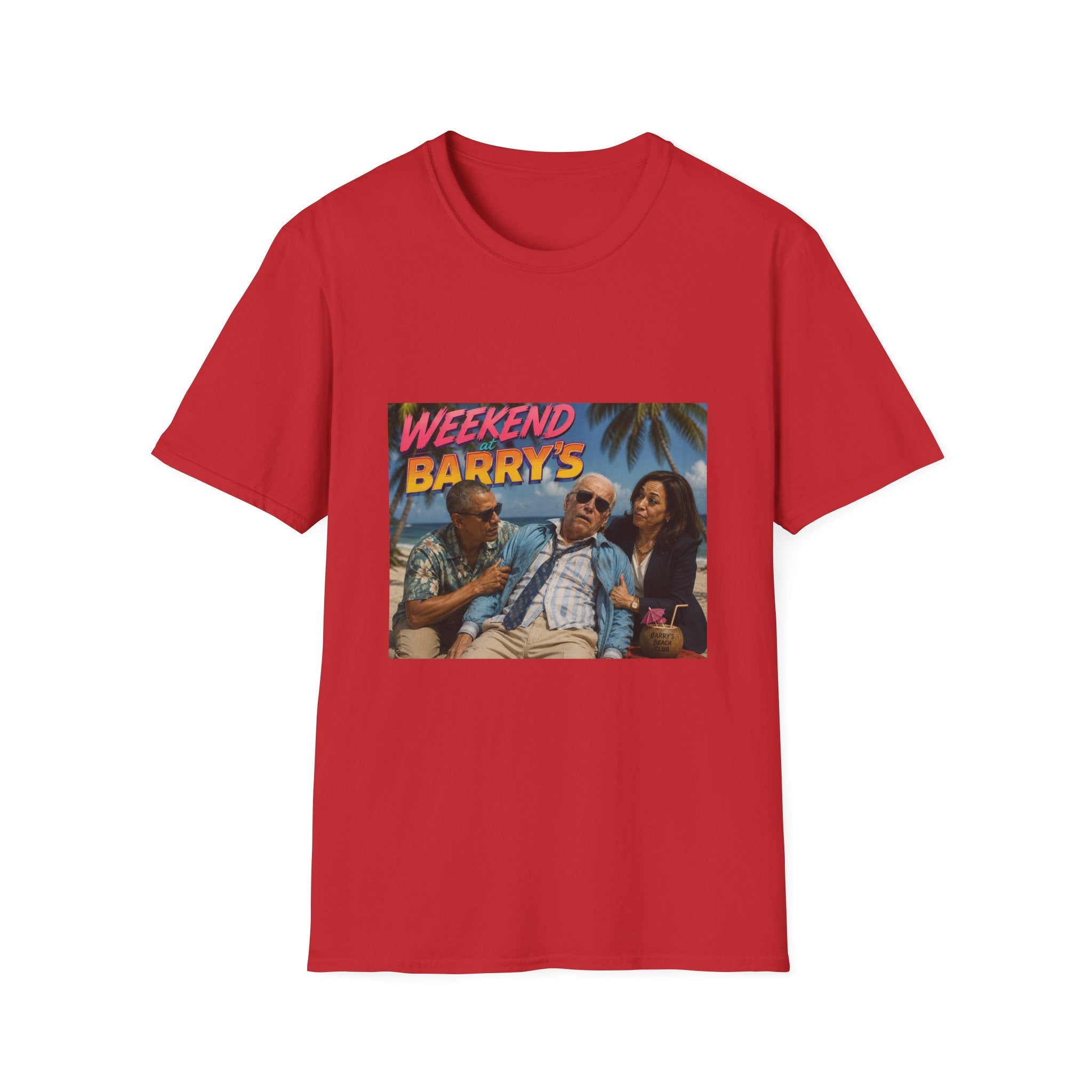 Weekend at Barrys T-Shirt - Political Parody Tee