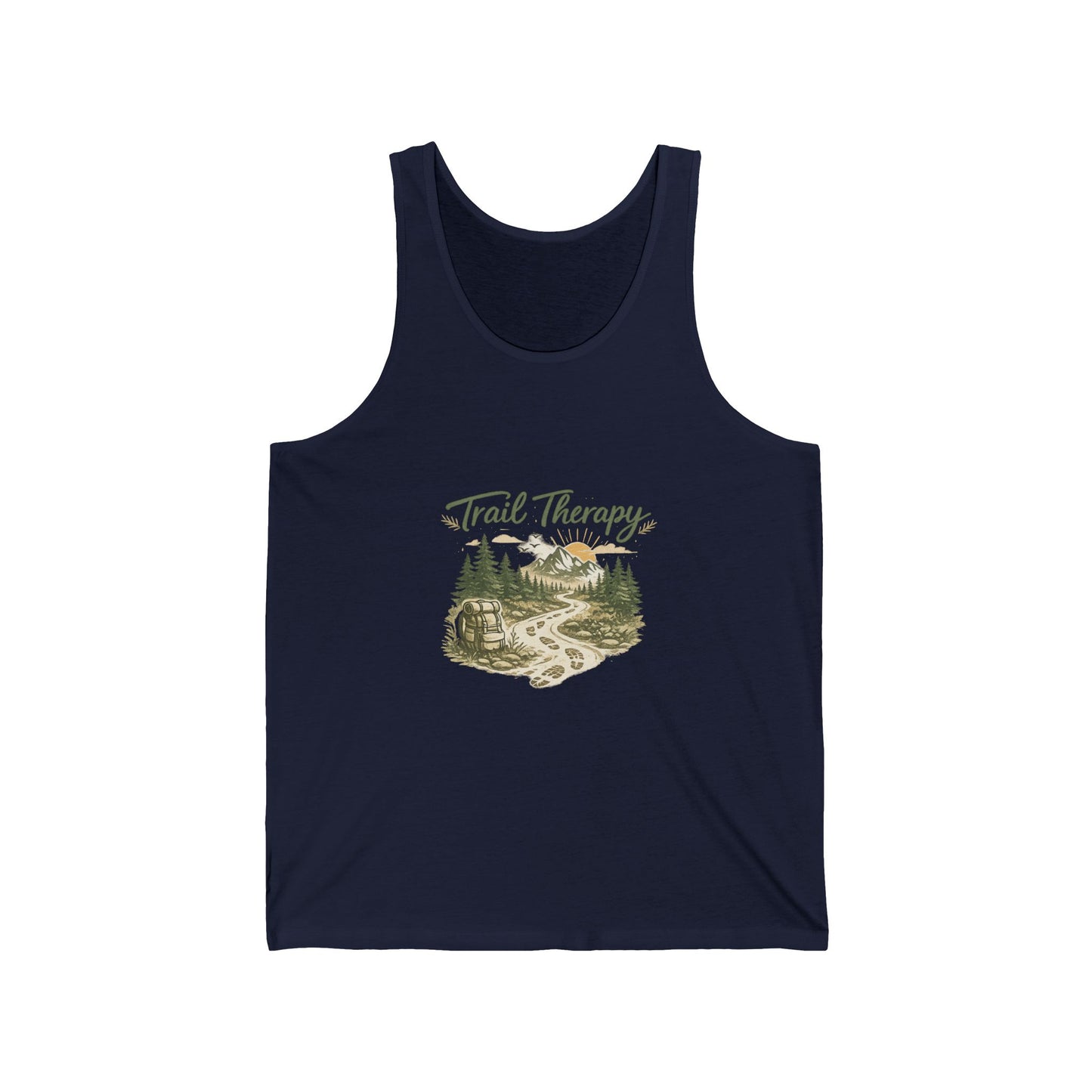 Trail Therapy Unisex Jersey Tank