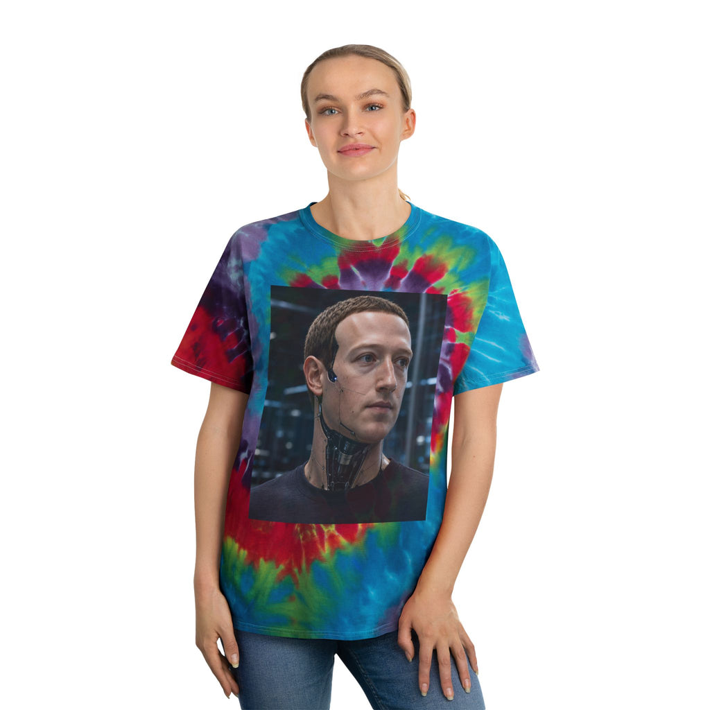 Zuckerberg Android Tie-Dye Spiral Tee