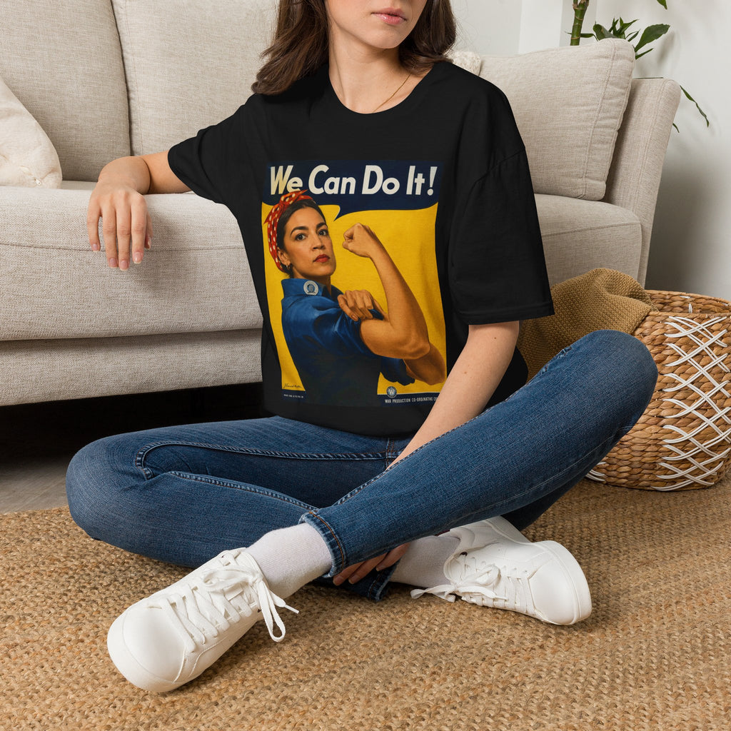AOC Rosie Riveter T-Shirt - Political Parody Tee