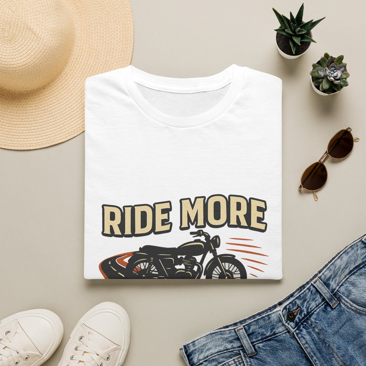 Ride More Worry Less T-Shirt