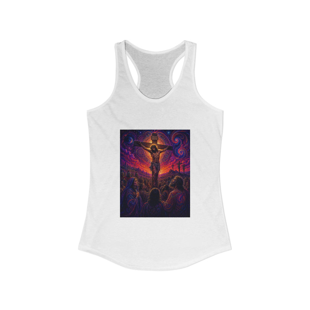 Psychedelic Crucifixion Women's Racerback Tank
