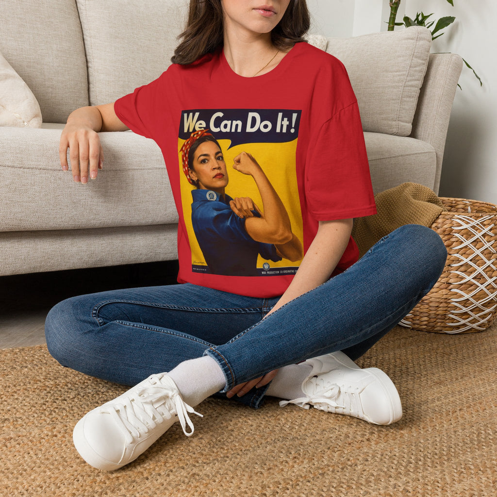 AOC Rosie Riveter T-Shirt - Political Parody Tee