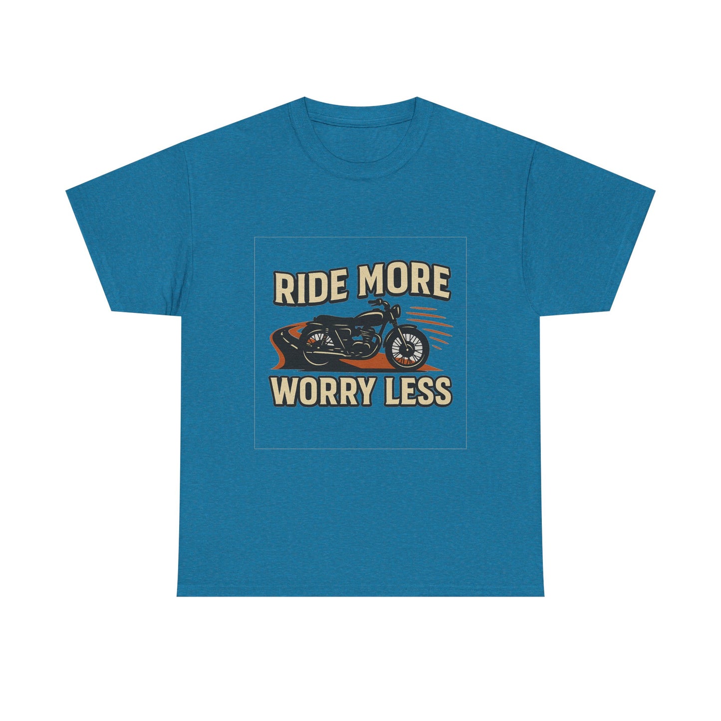 Ride More Worry Less Unisex Heavy Cotton Tee