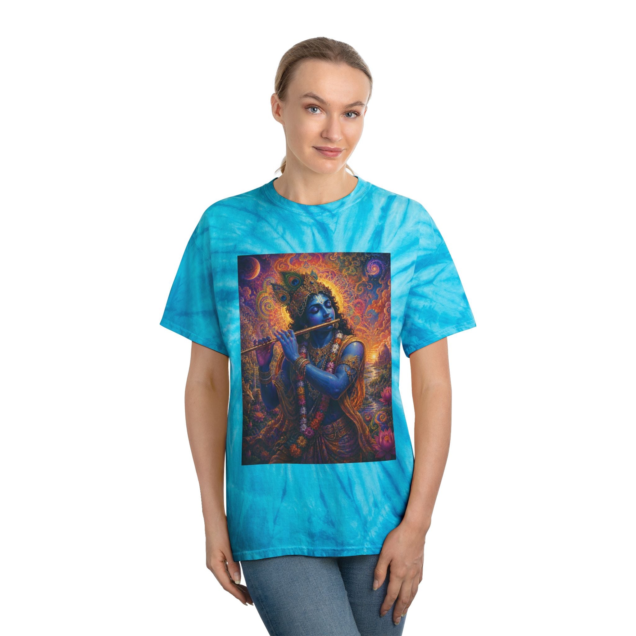 Divine Krishna Tie-Dye Cyclone Tee