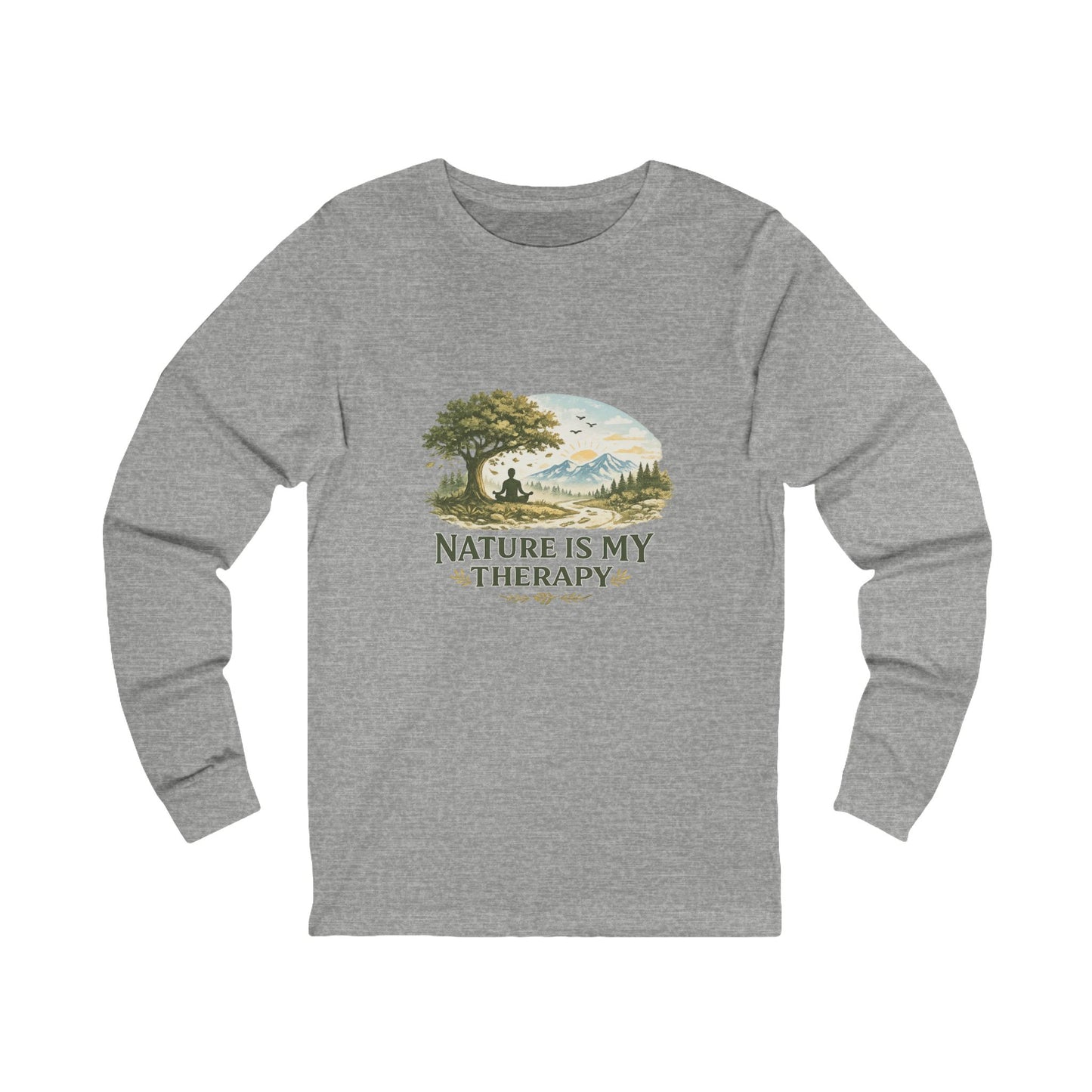 Nature Is My Therapy Unisex Long Sleeve Tee