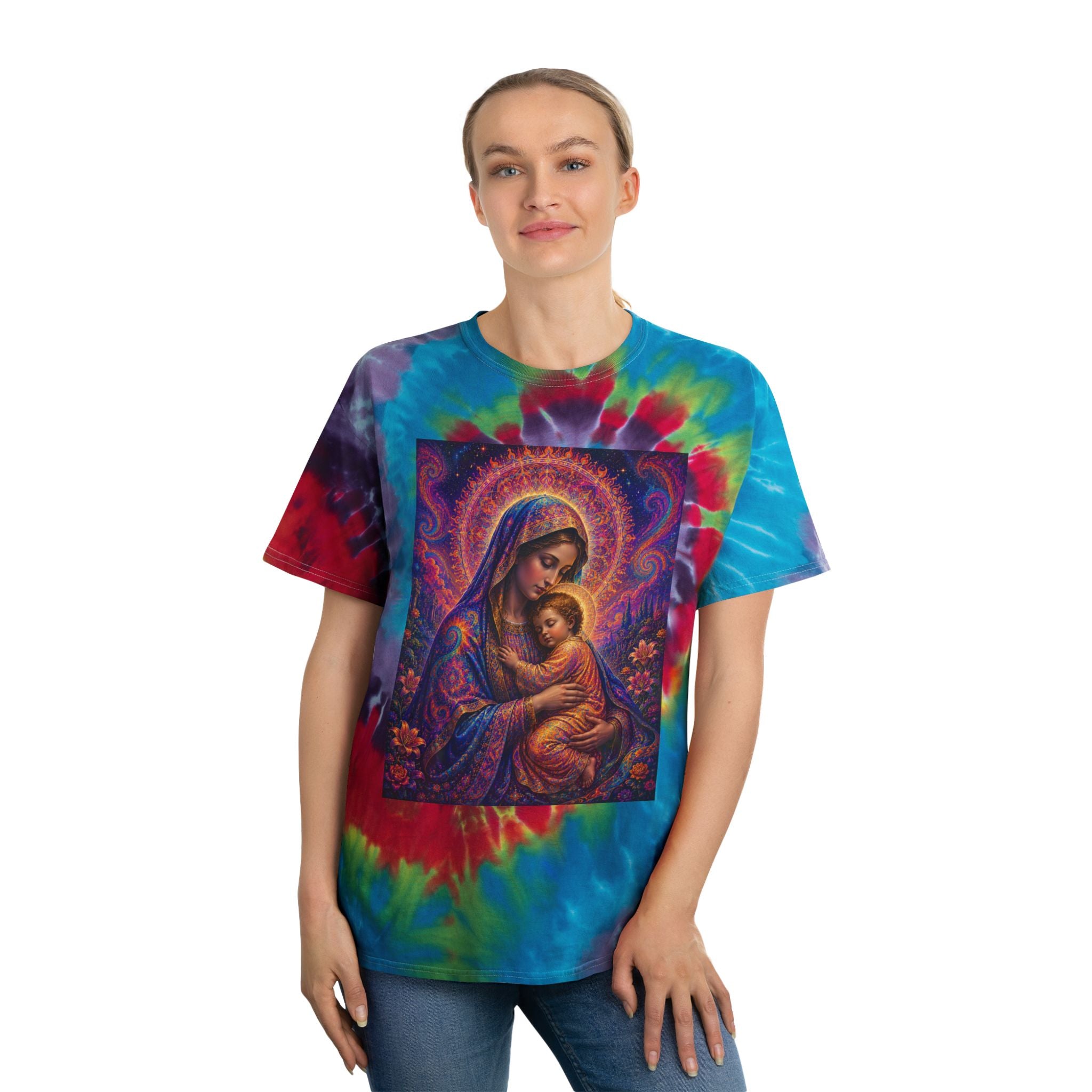 Divine Madonna Tie-Dye Spiral