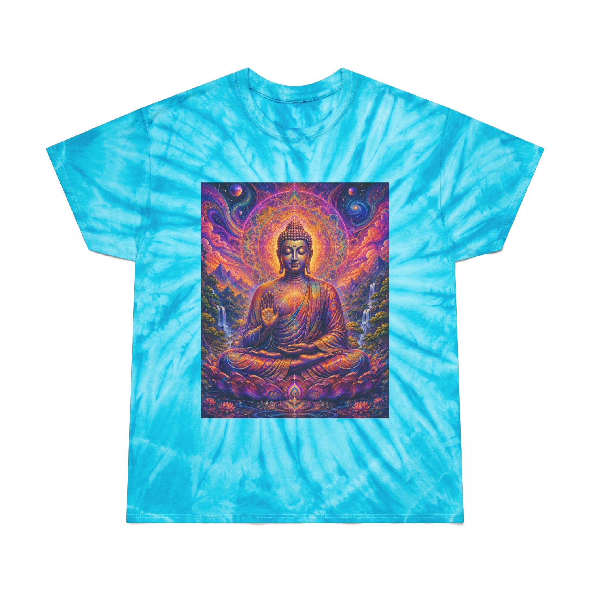 Cosmic Buddha Tie-Dye Cyclone Tee
