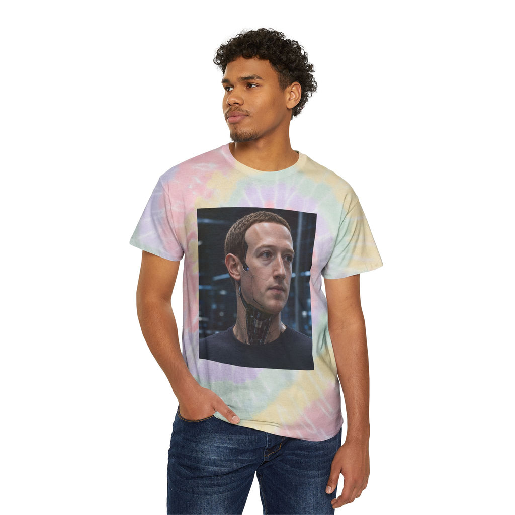 Zuckerberg Android Tie-Dye Spiral Tee
