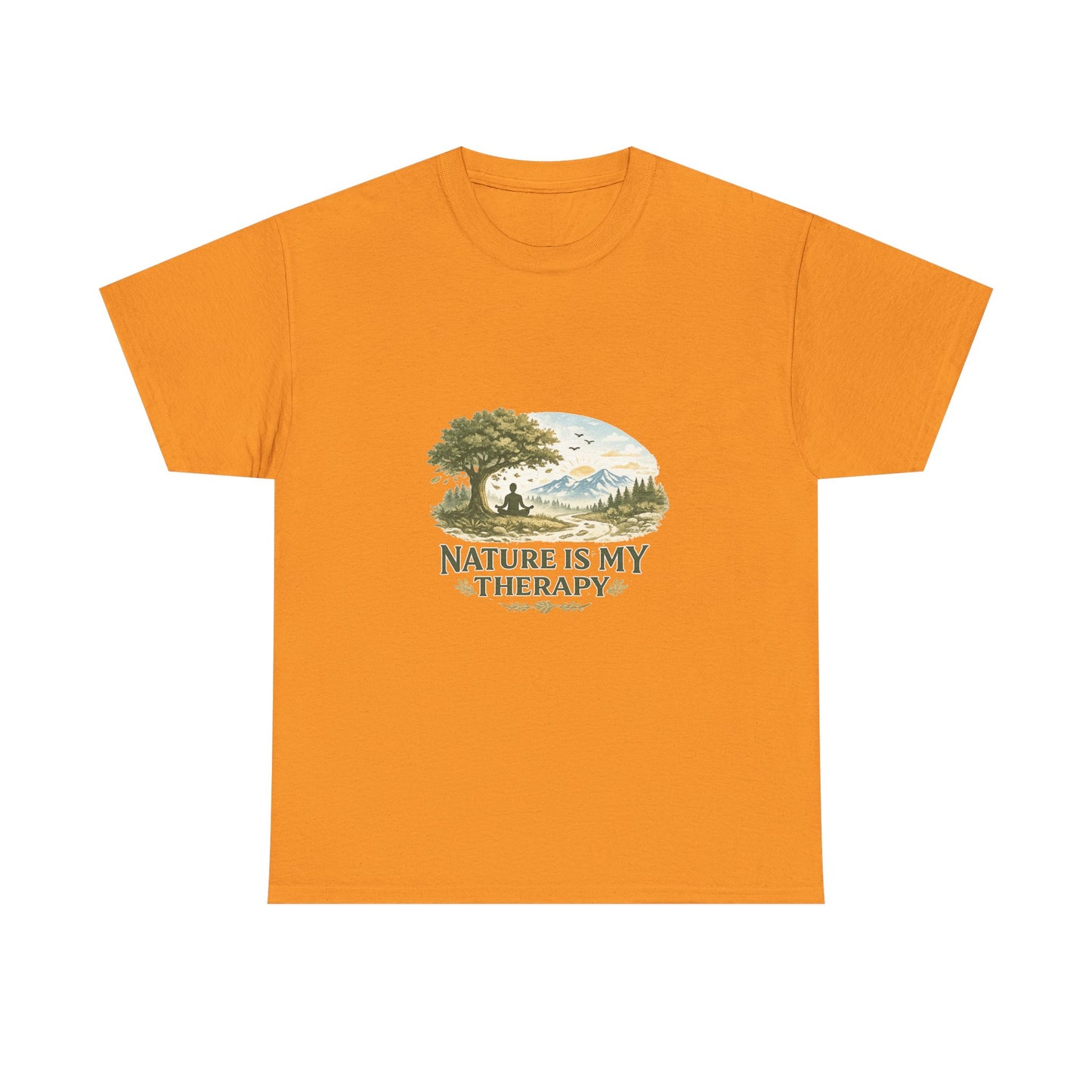 Nature Is My Therapy Unisex Heavy Cotton Tee