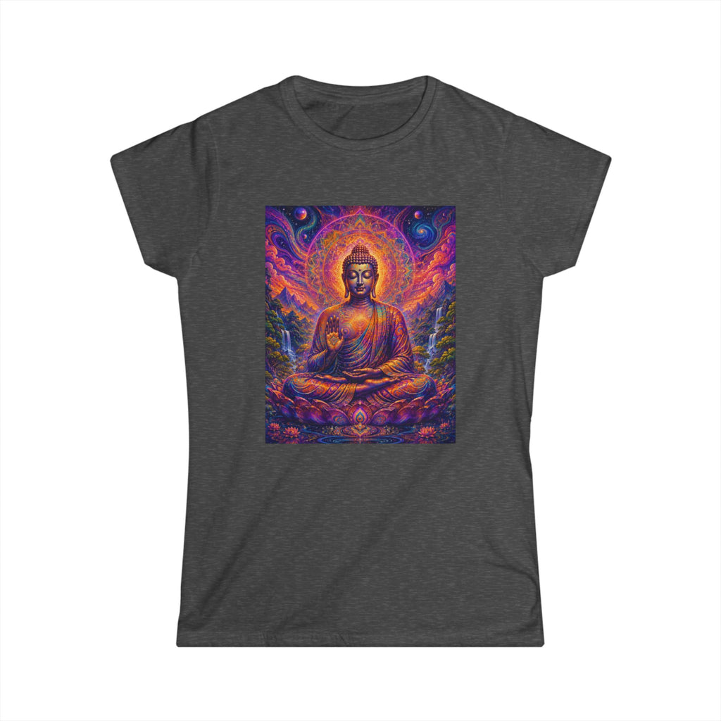 Cosmic Buddha Women's Tee - Visionary Art