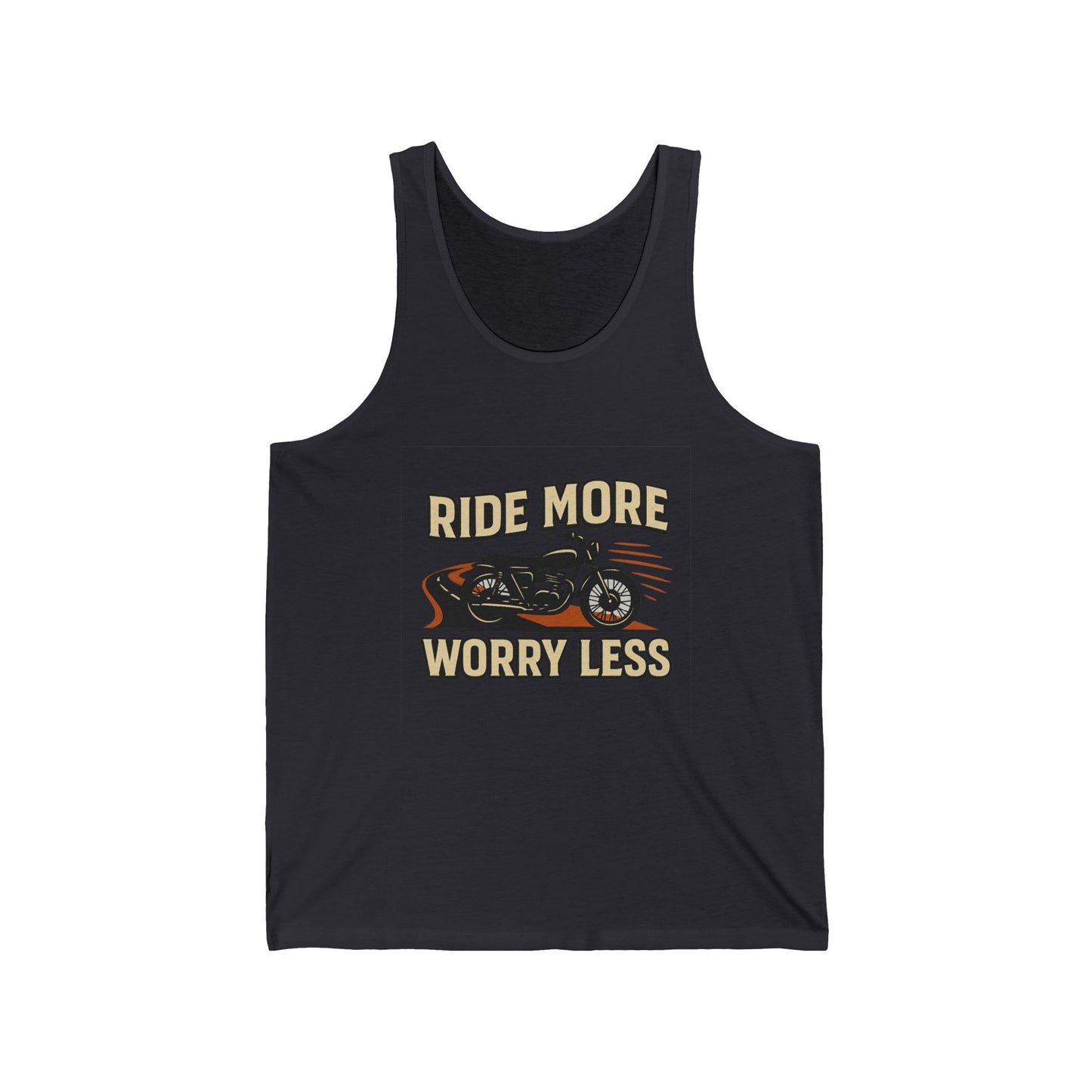 Ride More Worry Less Unisex Jersey Tank