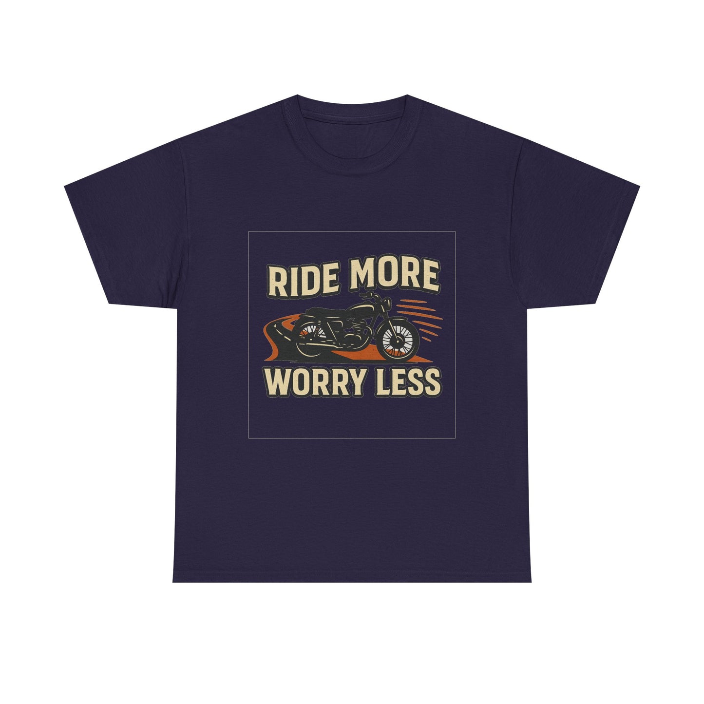 Ride More Worry Less Unisex Heavy Cotton Tee