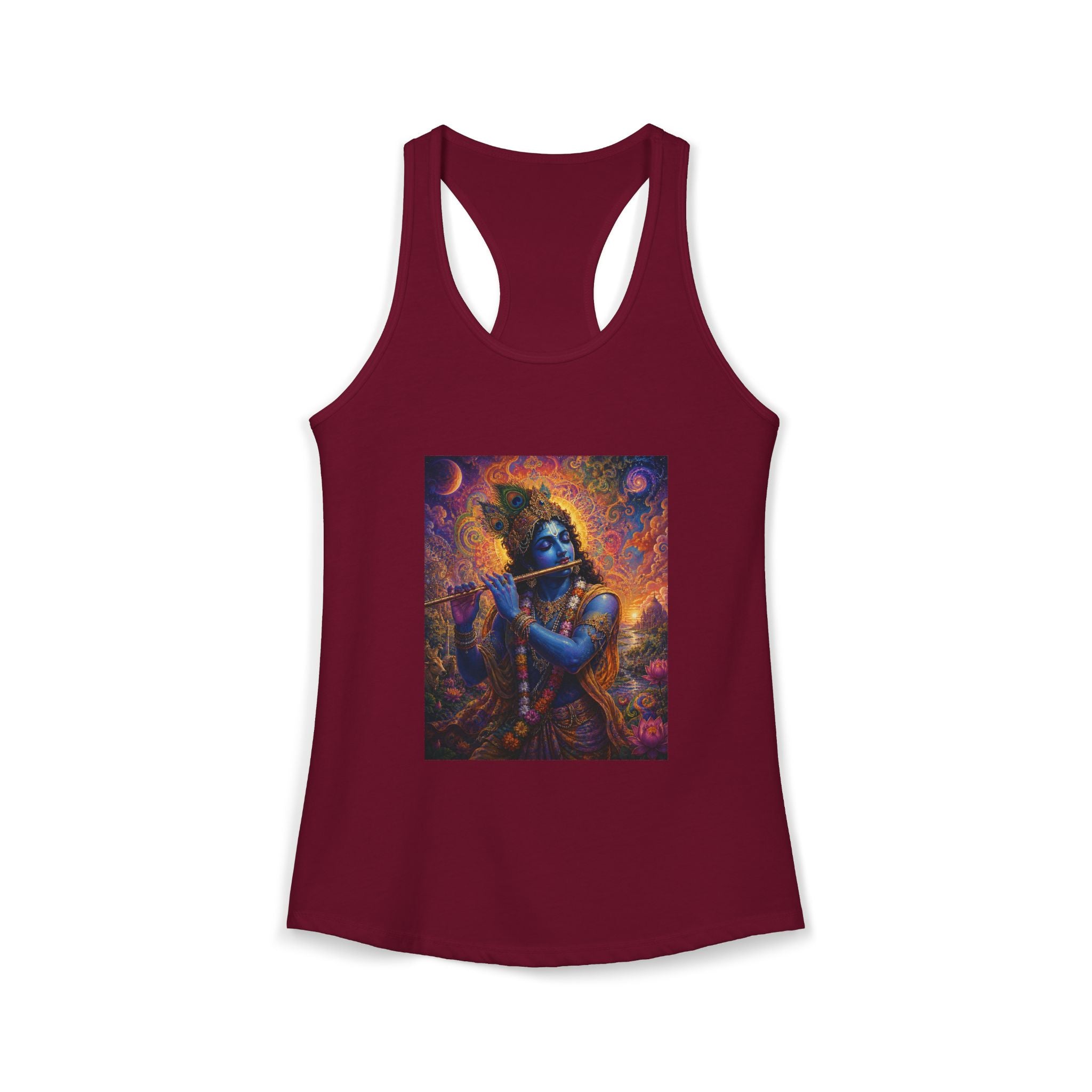 Divine Krishna Women's Racerback Tank