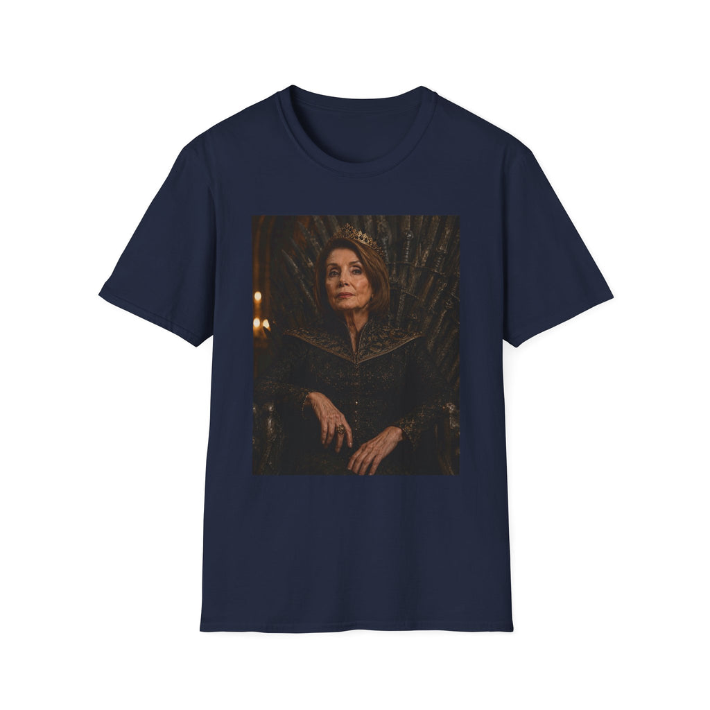 Pelosi Queen Throne T-Shirt - Political Parody Tee