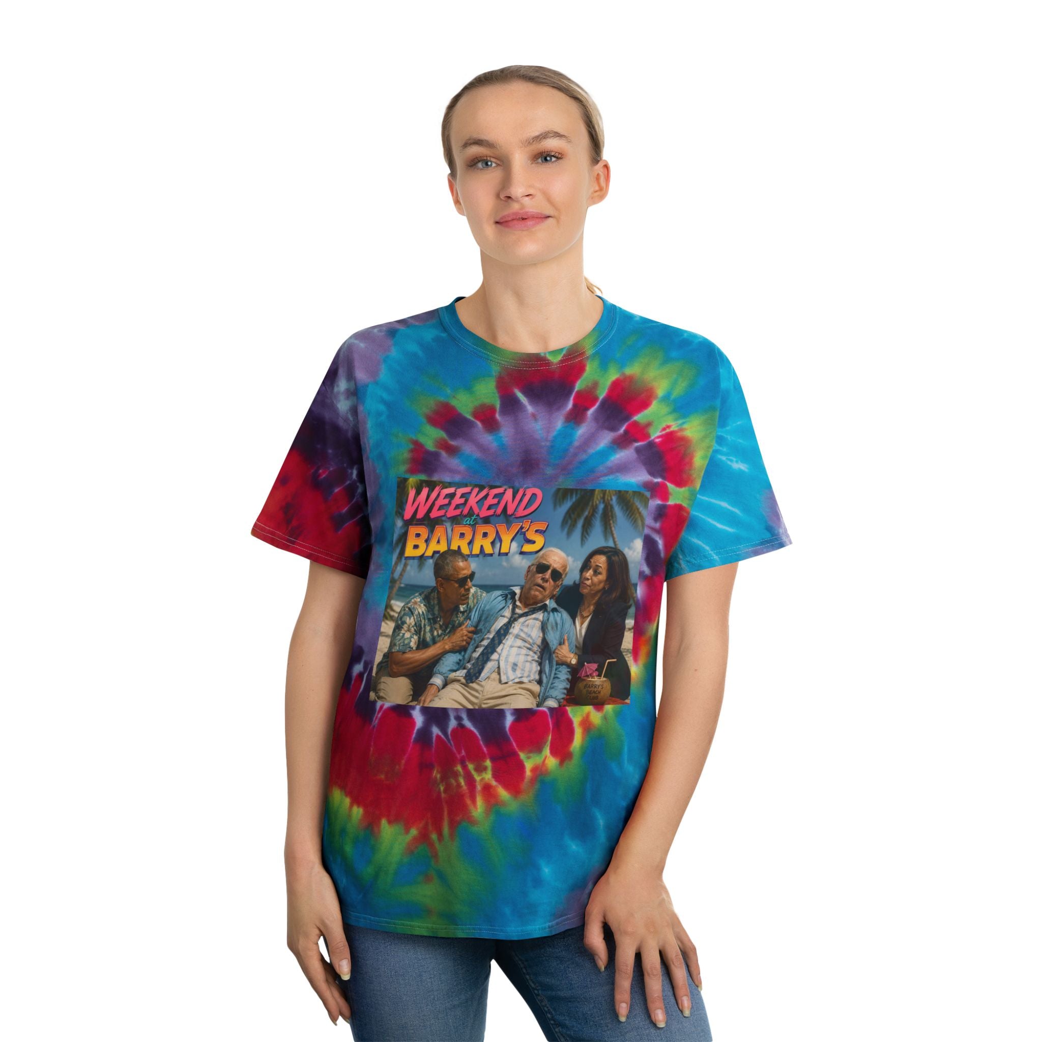 Weekend at Barrys Tie-Dye Spiral Tee